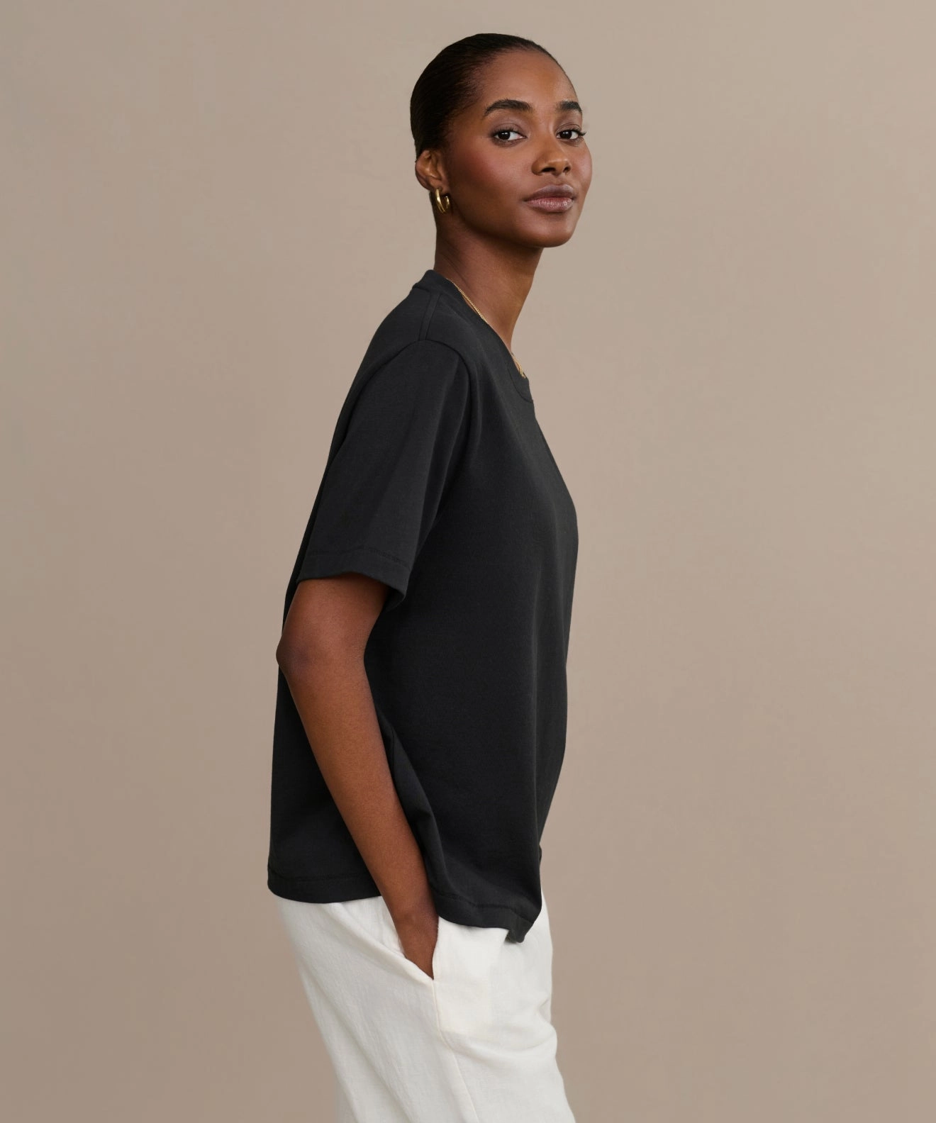 SoftTouch WideNeckline Crosby Tee
