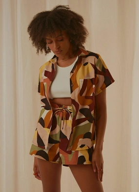 LongSleeve Paloma Shirt - Tropicola