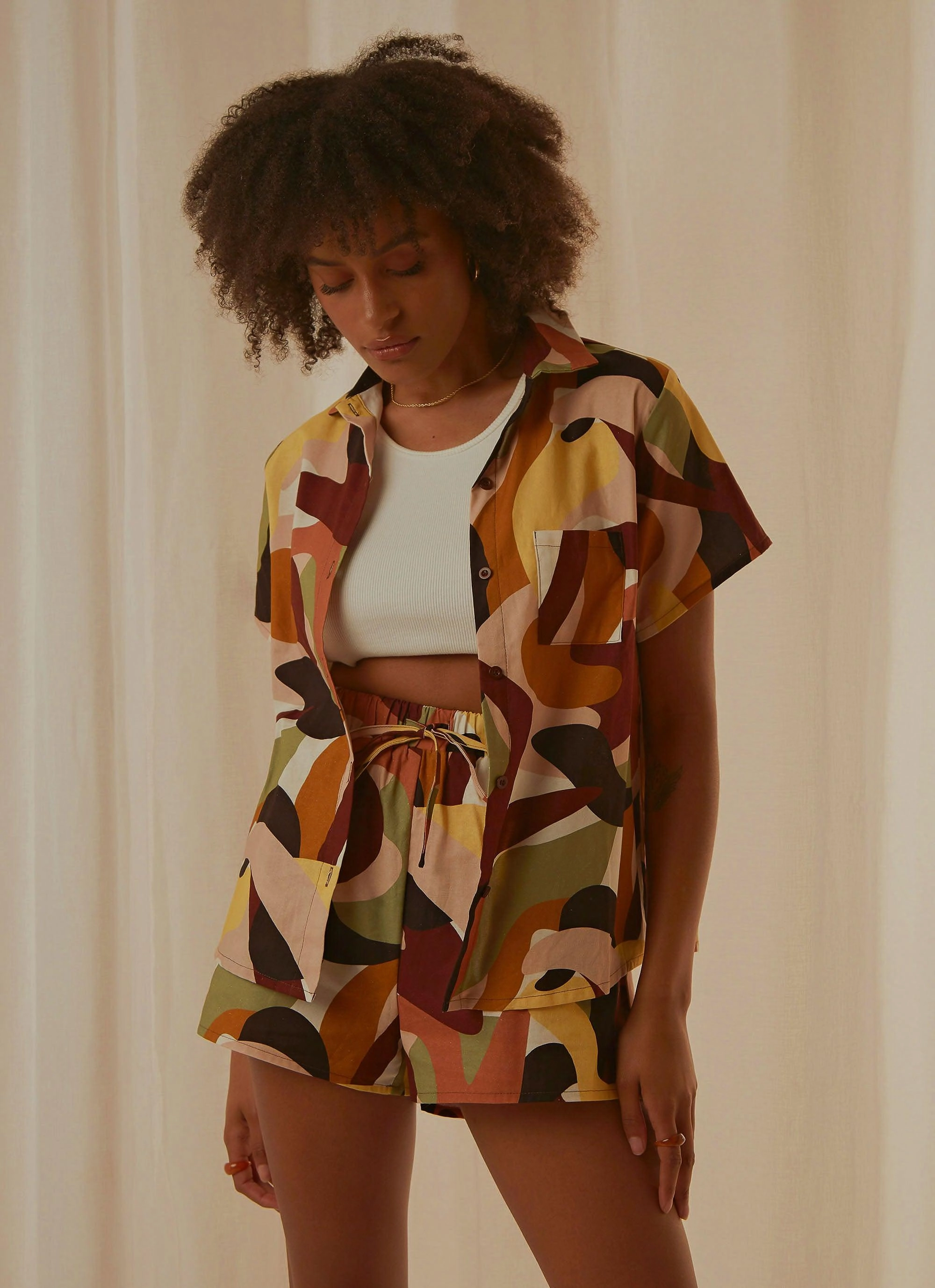 LongSleeve Paloma Shirt - Tropicola