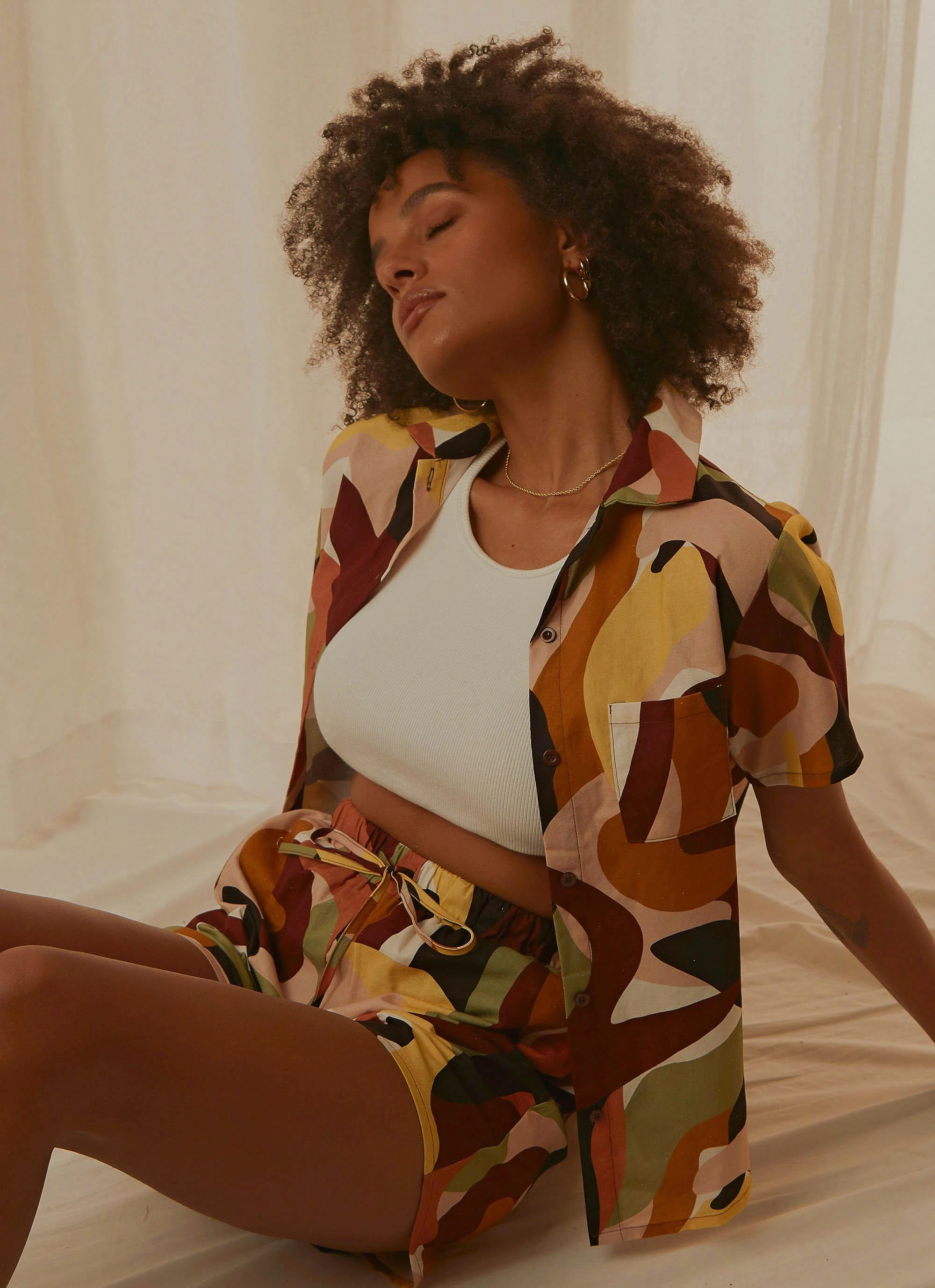 Paloma Shirt - Tropicola RecycledPolyesterBlend Multipurpose Design