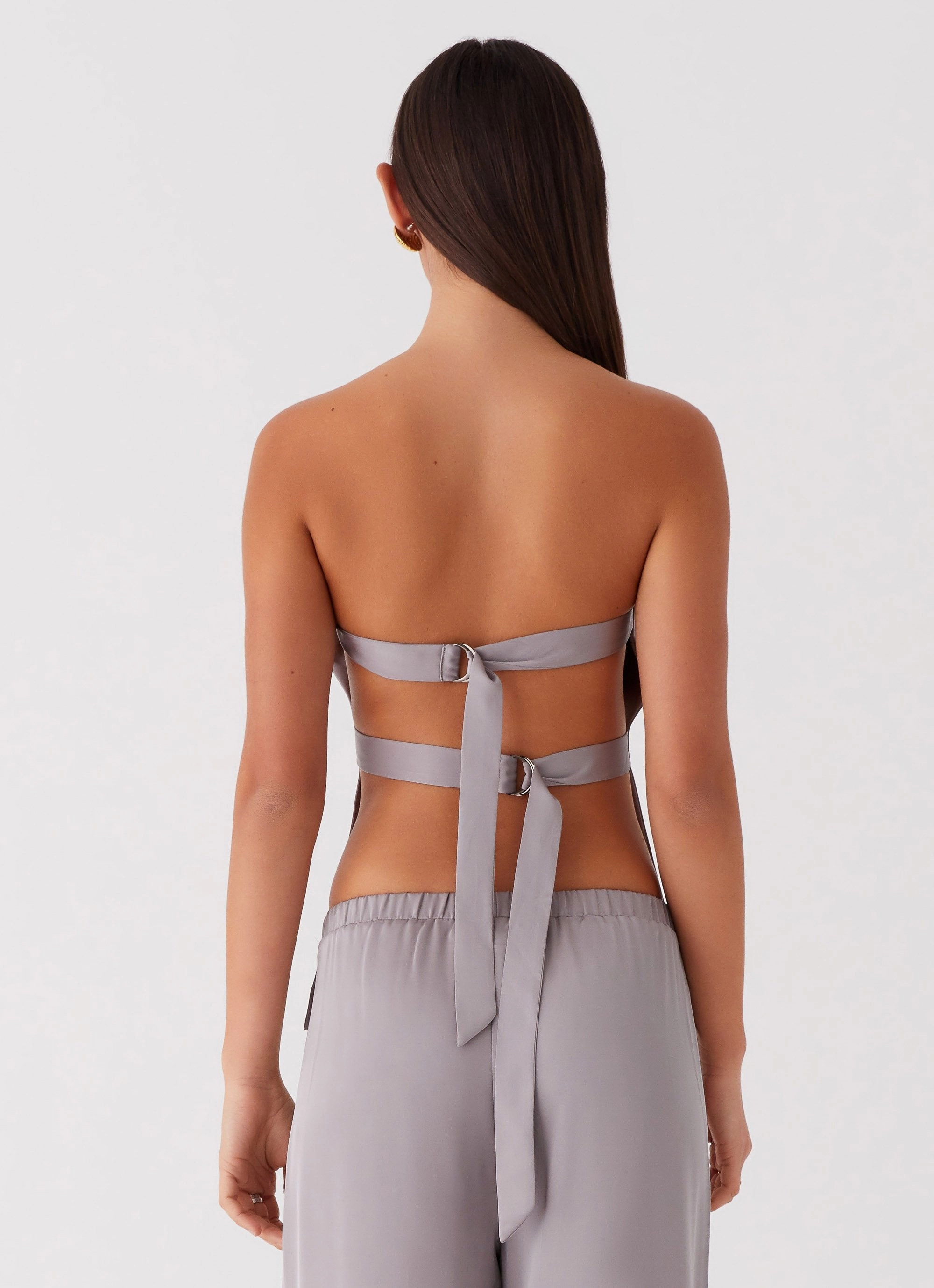 Enchanted Loving Strapless Top - Grey ErgonomicCut