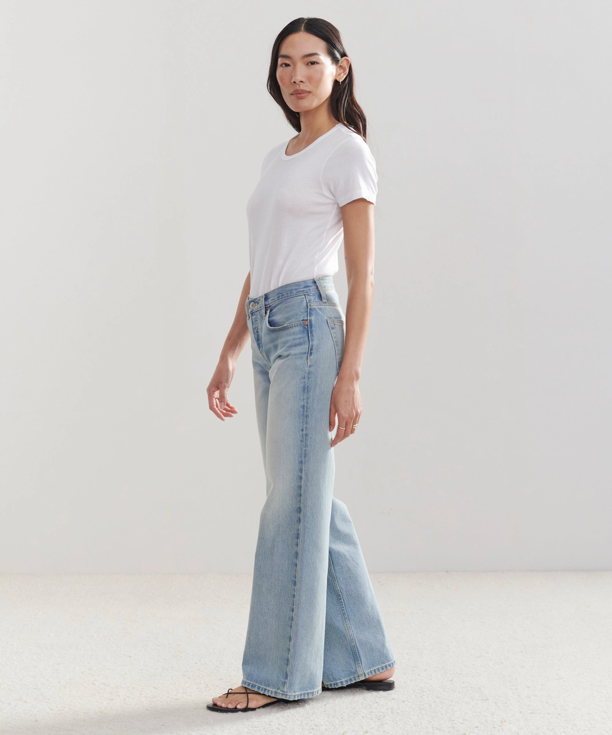 Mid Rise Wide Leg Stylish Comfort