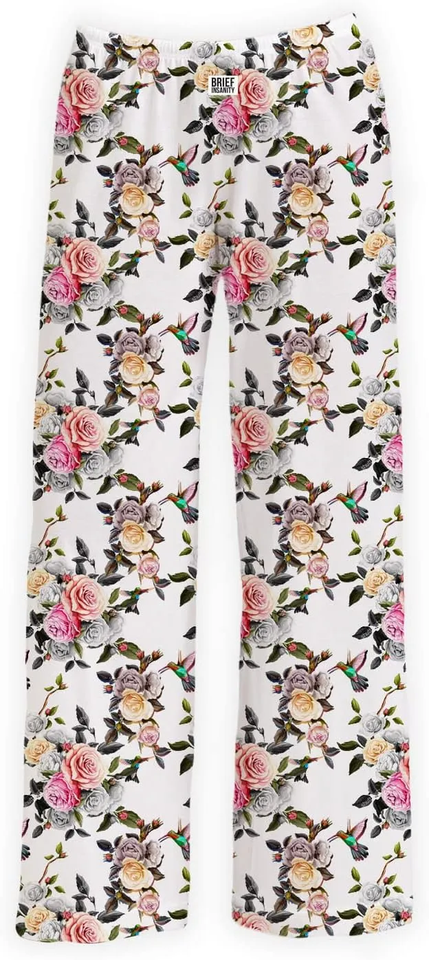 BRIEF INSANITY Lounge Pajama Pants - Comfy Lightweight Unisex Bottoms with Pockets - Soft Luxury Loungewear for Men & Women