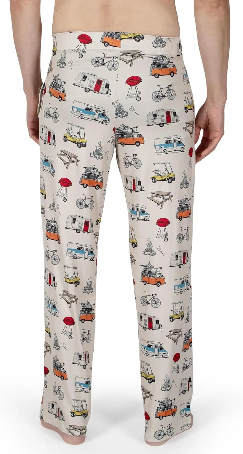 BRIEF INSANITY Lounge Pajama Pants - Comfy Lightweight Unisex Bottoms with Pockets - Soft Luxury Loungewear for Men & Women