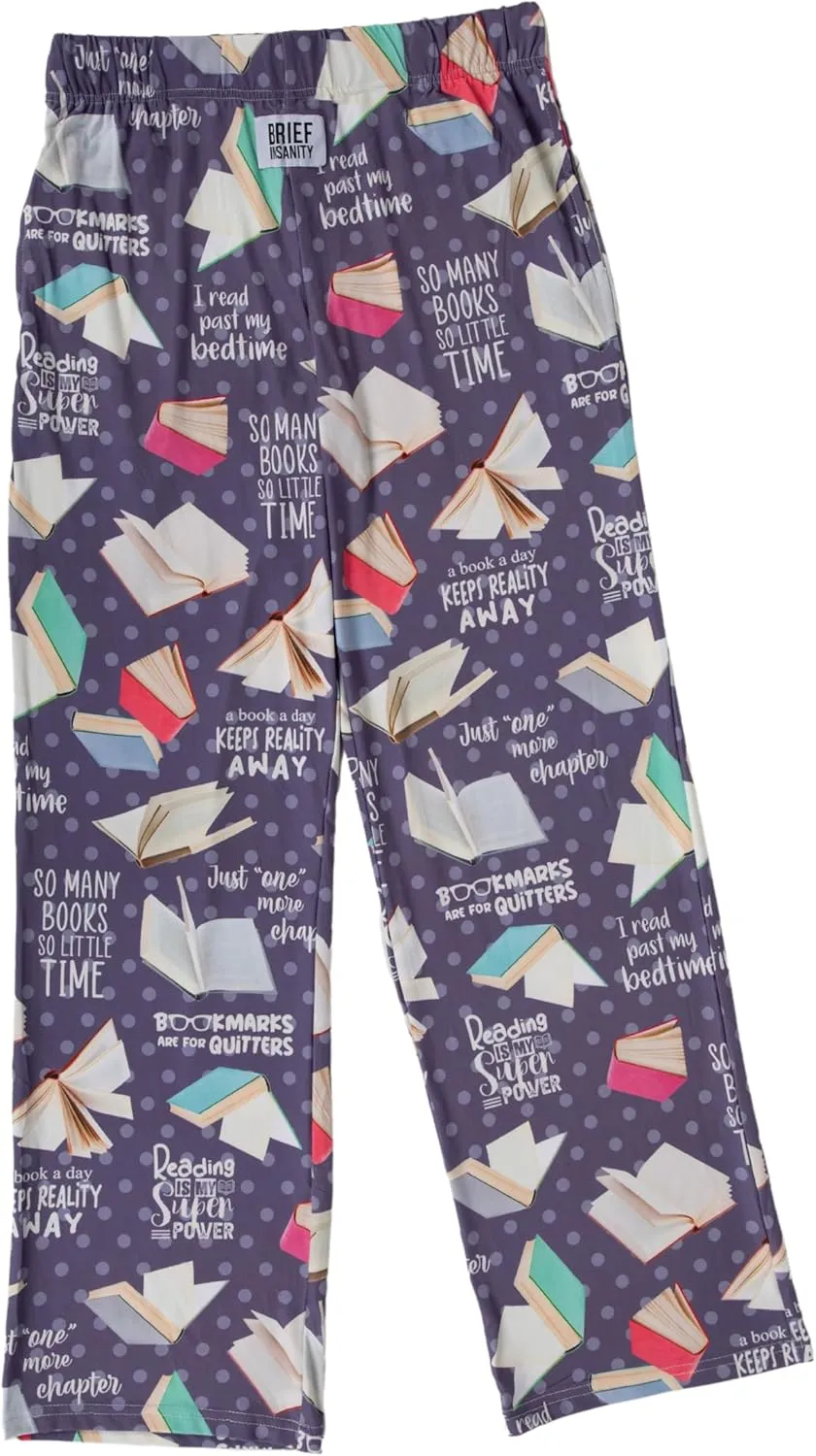 BRIEF INSANITY Lounge Pajama Pants - Comfy Lightweight Unisex Bottoms with Pockets - Soft Luxury Loungewear for Men & Women