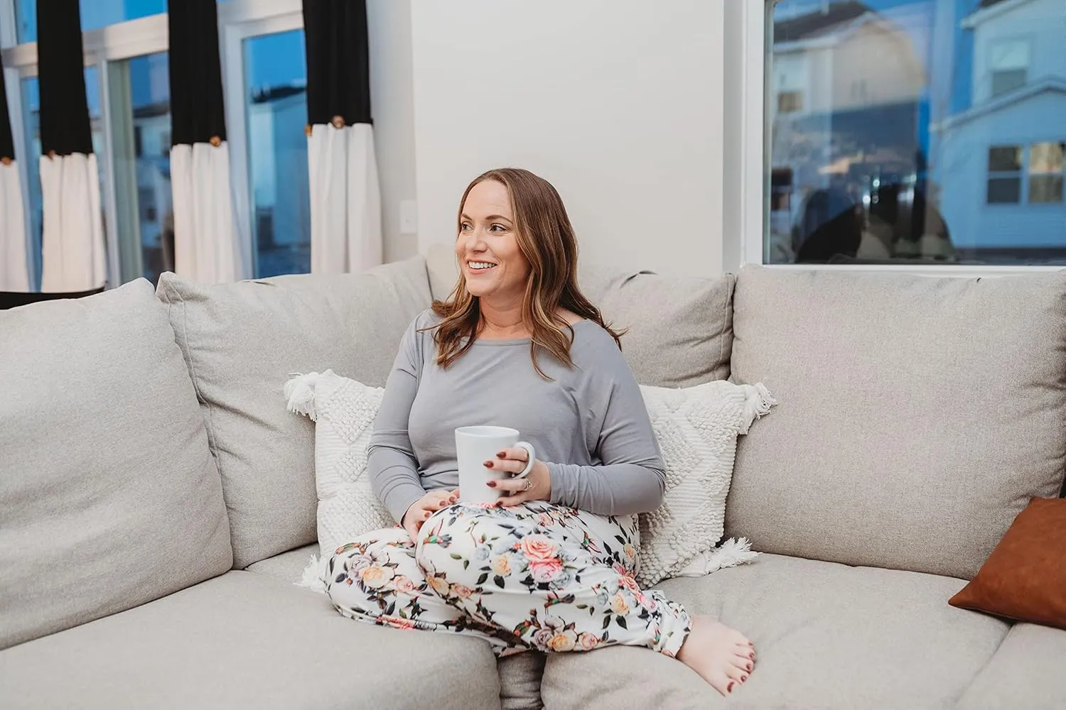 BRIEF INSANITY Lounge Pajama Pants - Comfy Lightweight Unisex Bottoms with Pockets - Soft Luxury Loungewear for Men & Women