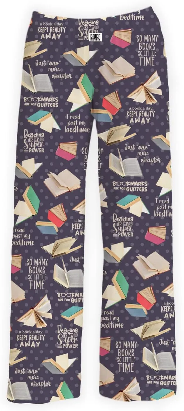 BRIEF INSANITY Lounge Pajama Pants - Comfy Lightweight Unisex Bottoms with Pockets - Soft Luxury Loungewear for Men & Women
