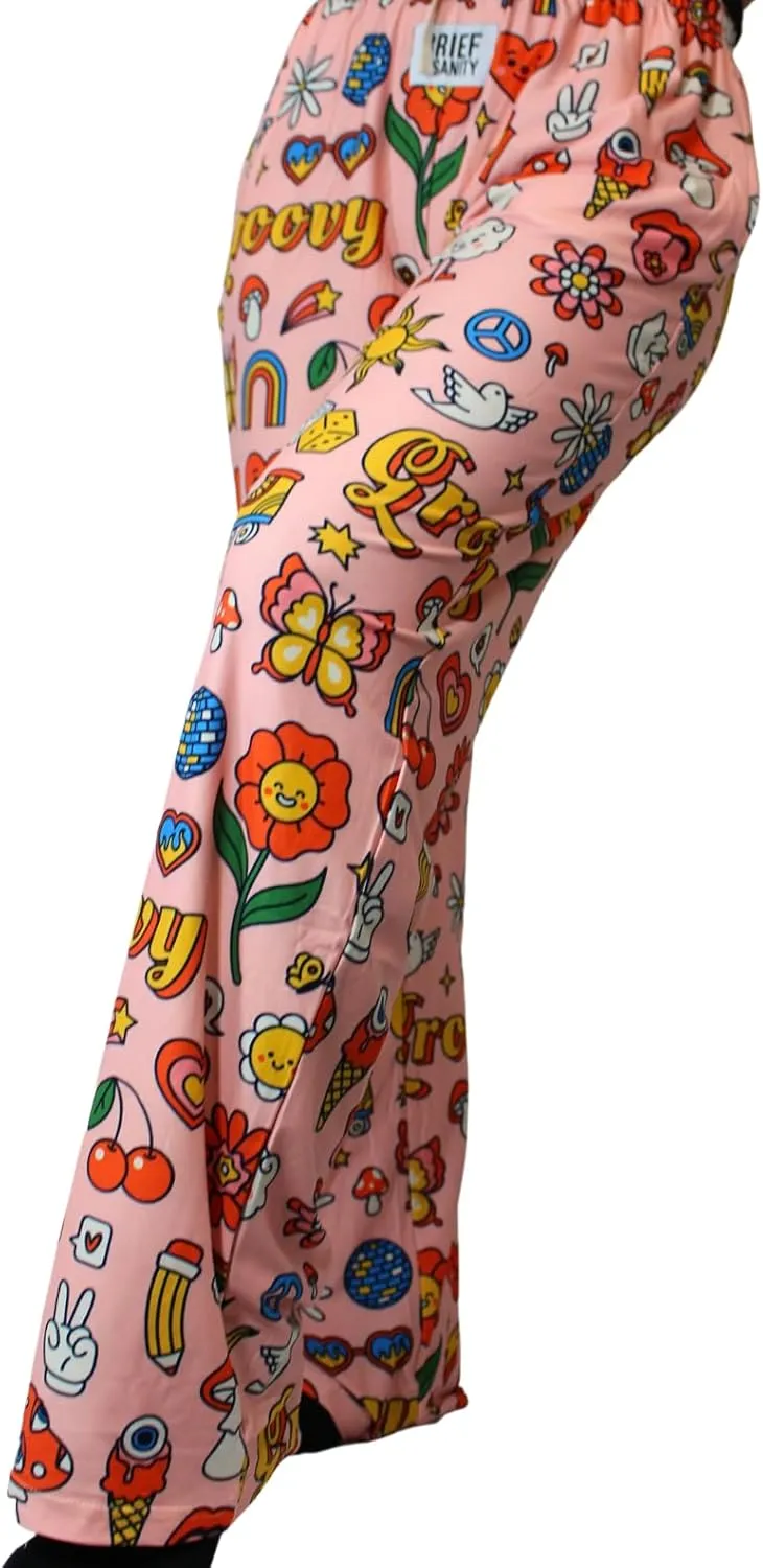 BRIEF INSANITY Lounge Pajama Pants - Comfy Lightweight Unisex Bottoms with Pockets - Soft Luxury Loungewear for Men & Women