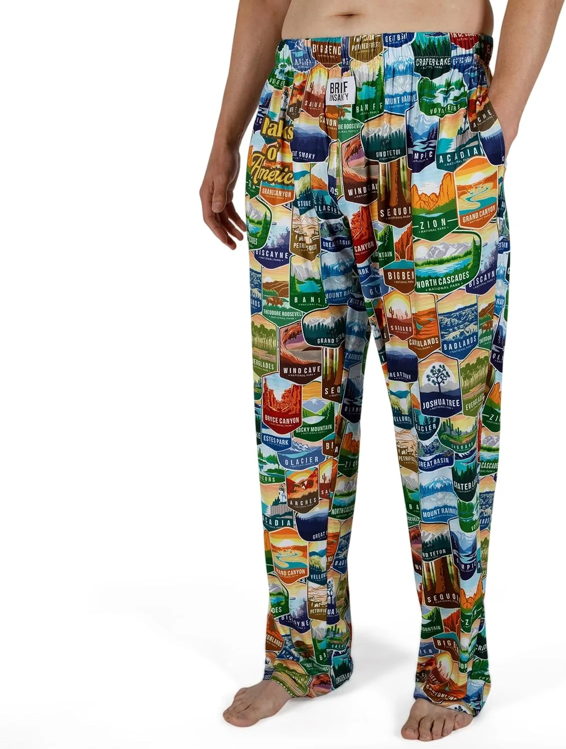 BRIEF INSANITY Lounge Pajama Pants - Comfy Lightweight Unisex Bottoms with Pockets - Soft Luxury Loungewear for Men & Women