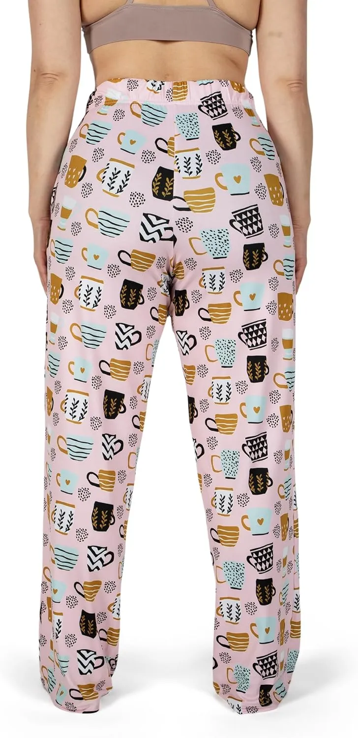BRIEF INSANITY Lounge Pajama Pants - Comfy Lightweight Unisex Bottoms with Pockets - Soft Luxury Loungewear for Men & Women