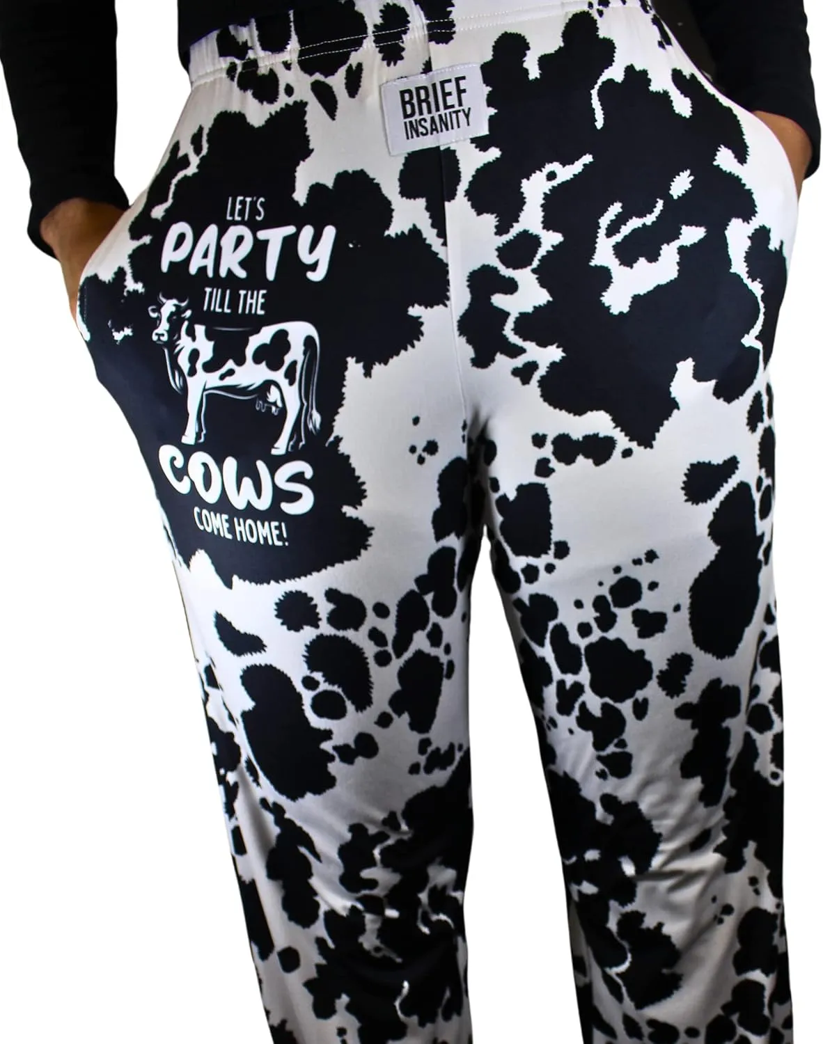 BRIEF INSANITY Lounge Pajama Pants - Comfy Lightweight Unisex Bottoms with Pockets - Soft Luxury Loungewear for Men & Women
