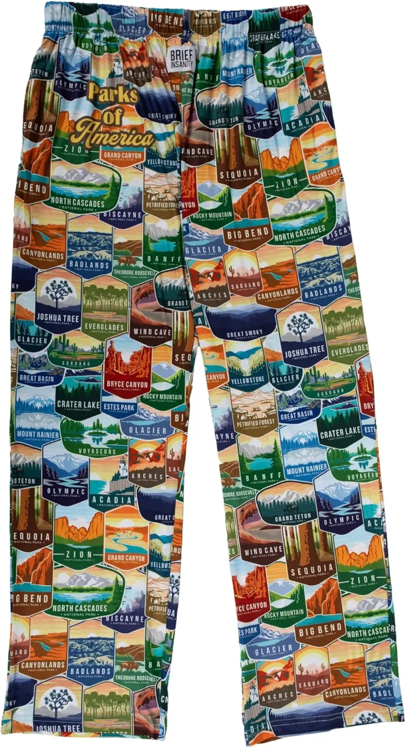 BRIEF INSANITY Lounge Pajama Pants - Comfy Lightweight Unisex Bottoms with Pockets - Soft Luxury Loungewear for Men & Women