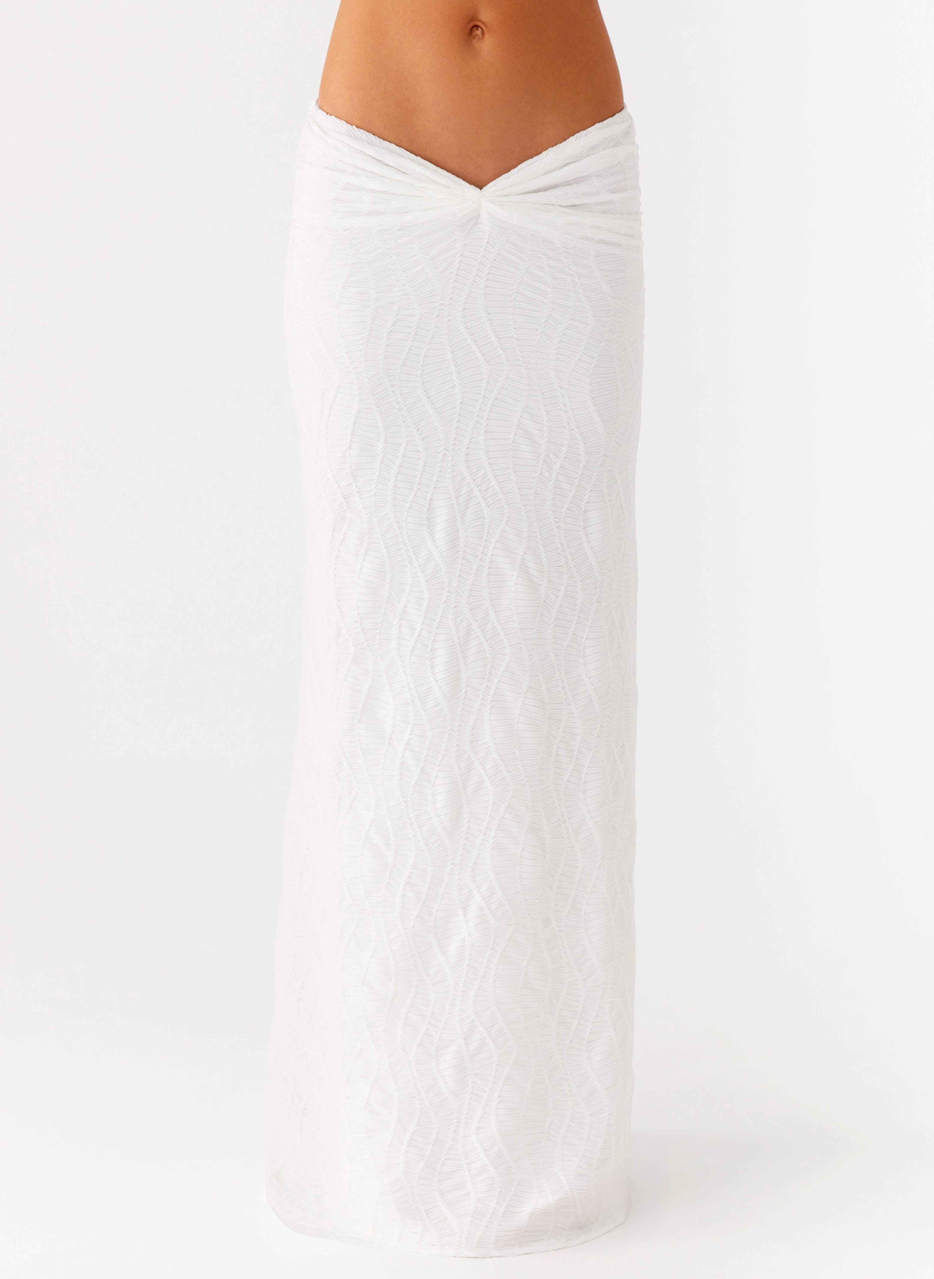 Briene Maxi Skirt - White Core Comfort