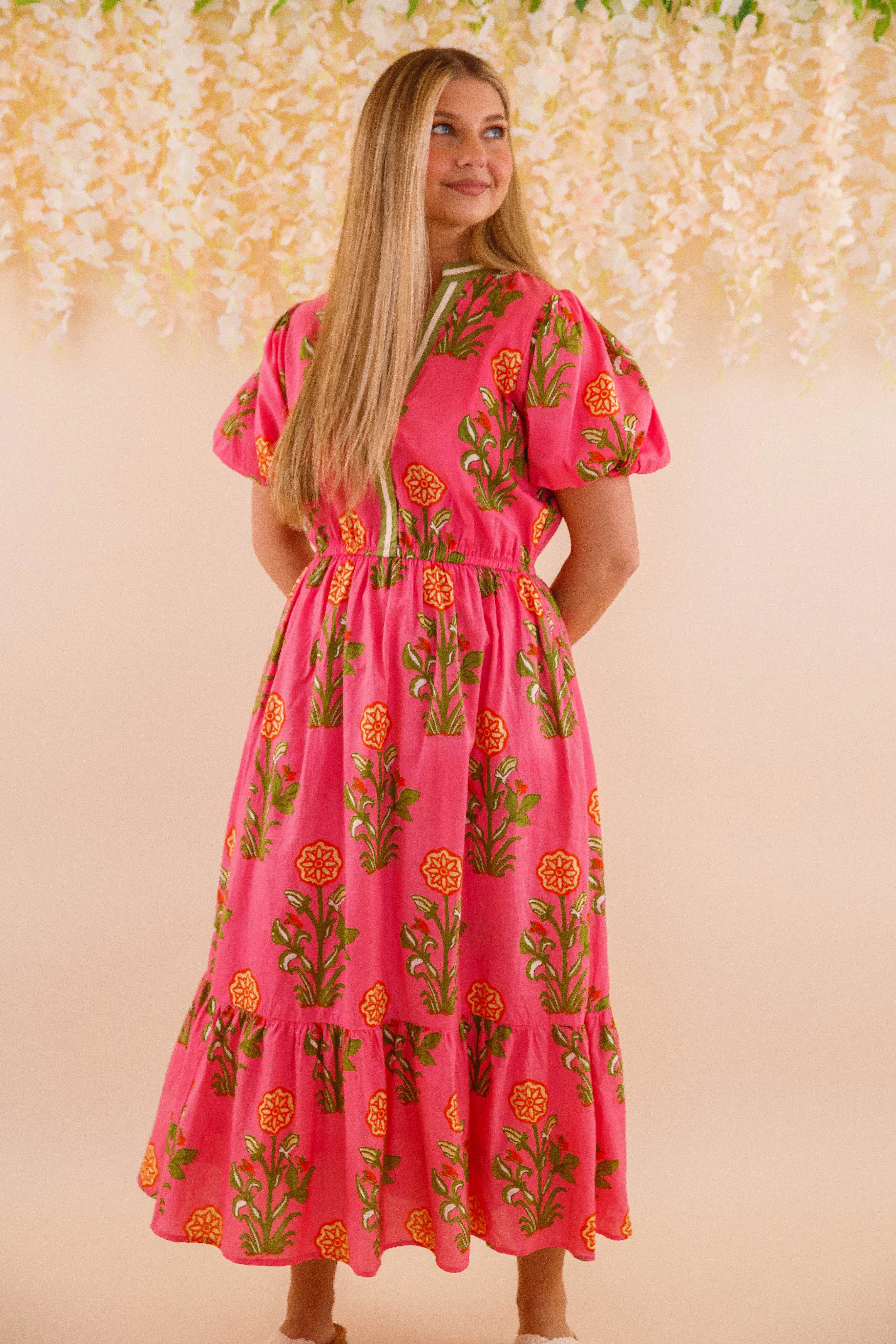 Light Coral Standout Feature Bring Me Back To Life Midi Dress