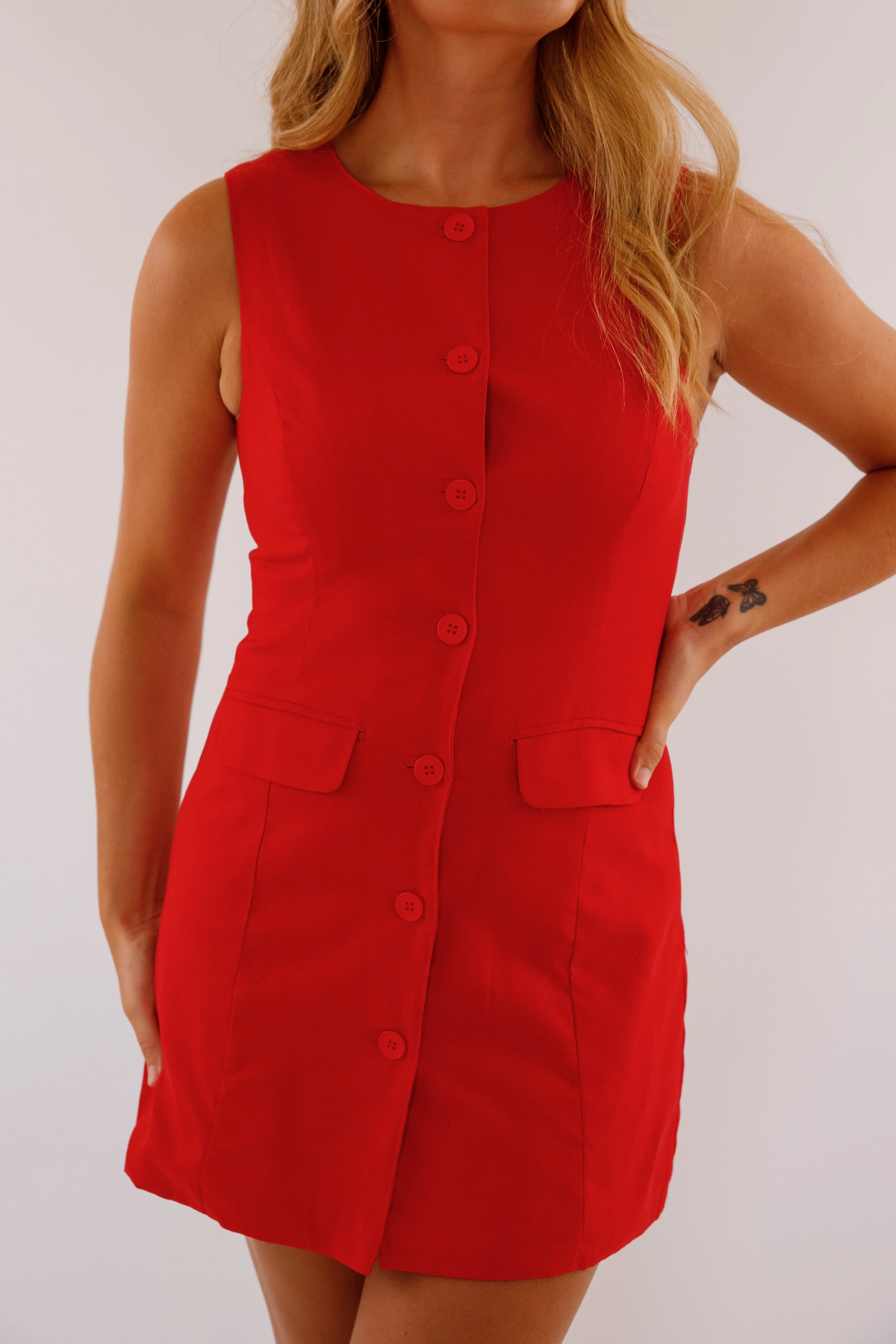 Layered-Sleeve Bringing More Mini Dress