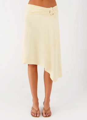 Brisa Midi Skirt - Butter Breath Flex Seamless Waist Technology
