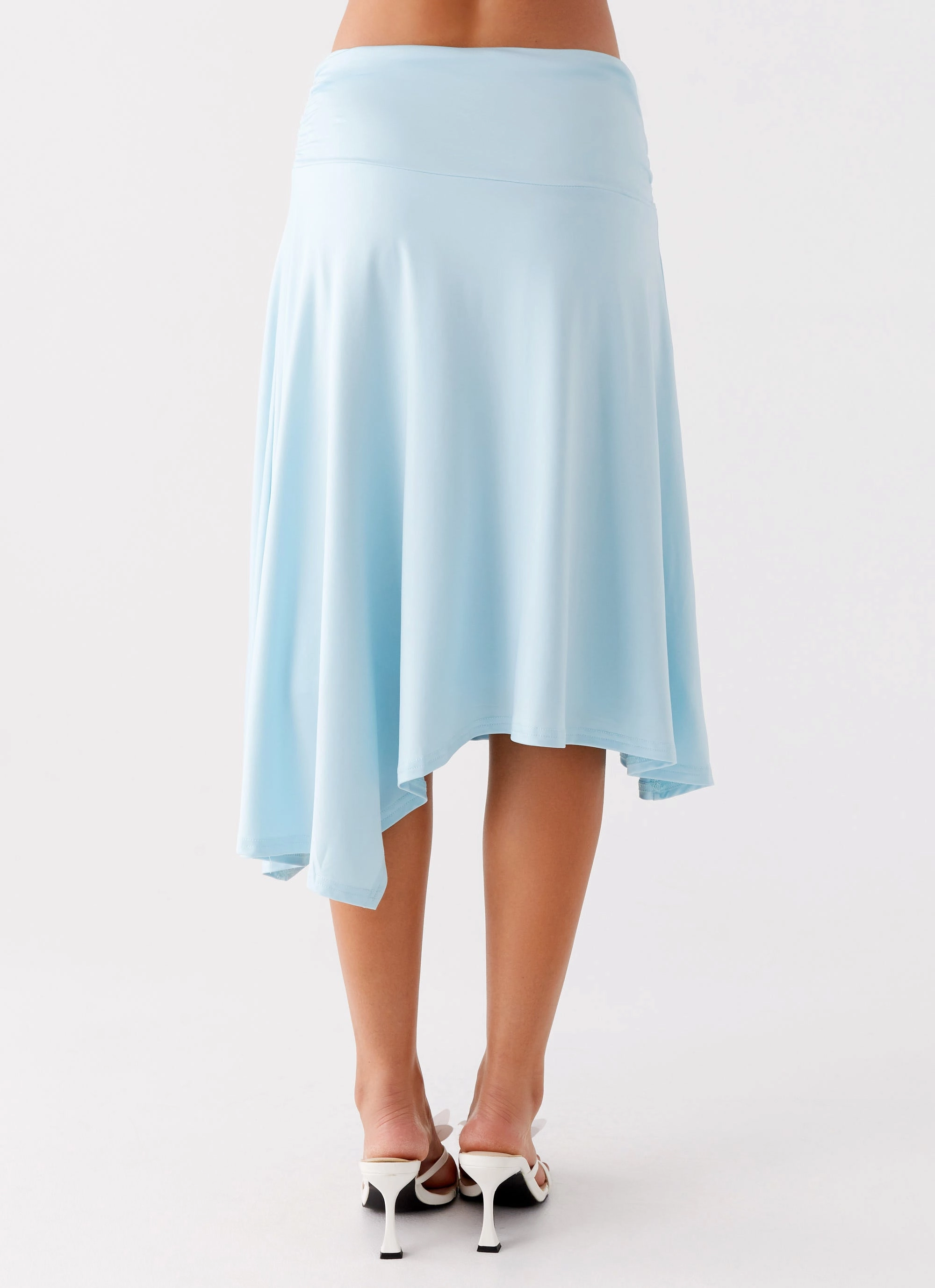 Travel Ready Fit Brisa Midi Skirt - Turquoise