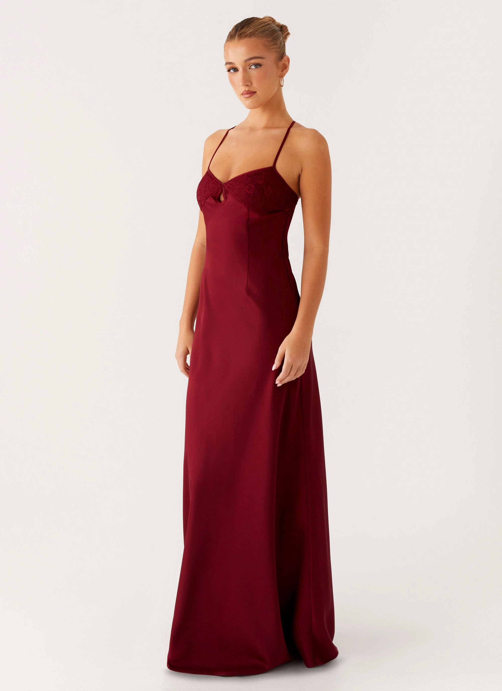 Effortless Elegance Joanie Maxi Dress - Maroon