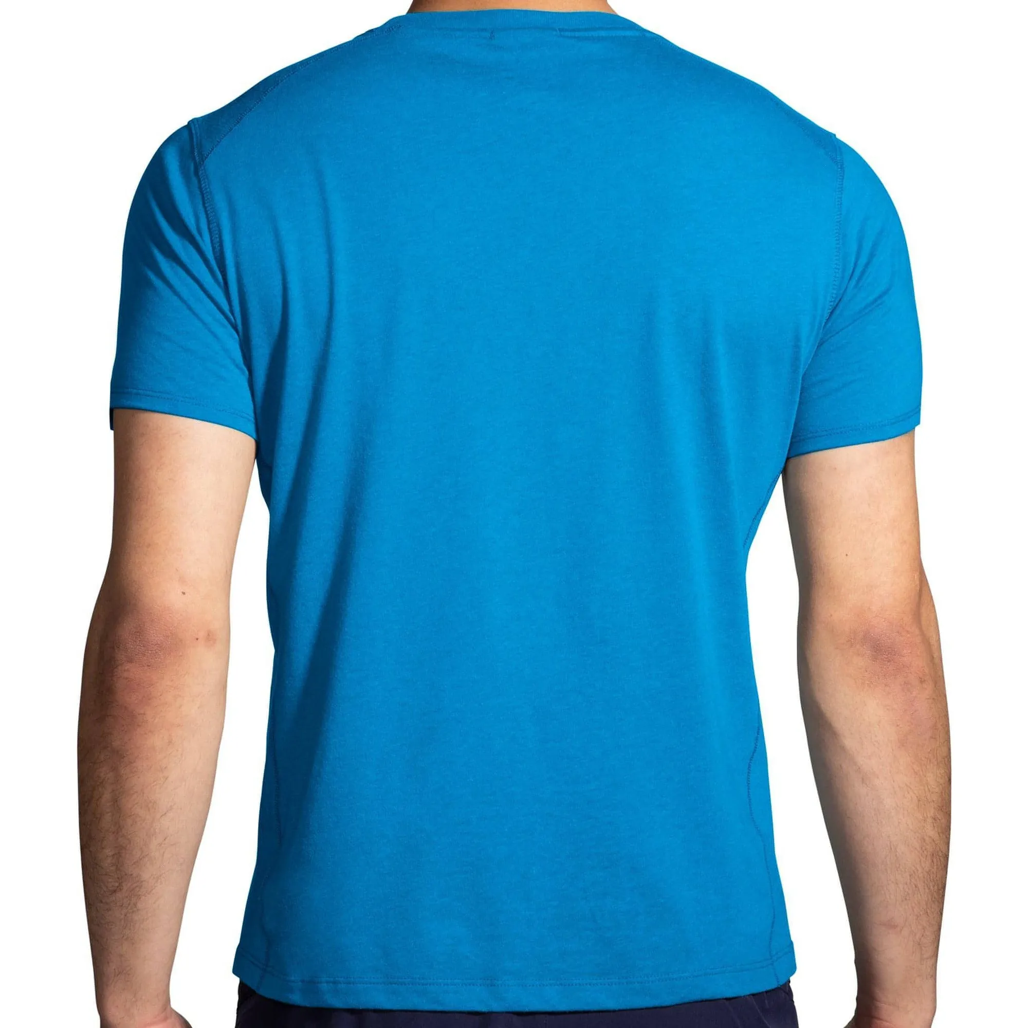 Brooks Distance 2.0 Short Sleeve Mens Running Top - Blue