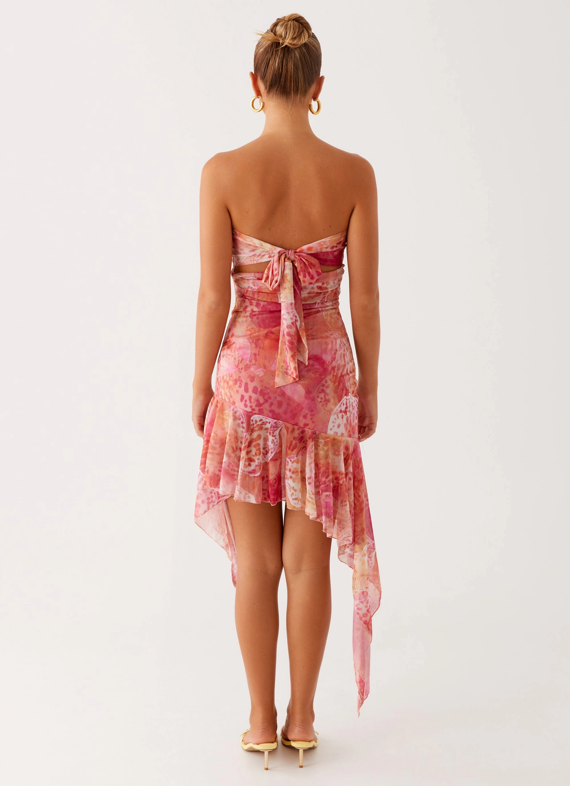 Brooks Mini Dress - Flamingo Fling Classic Motion Fit Waist