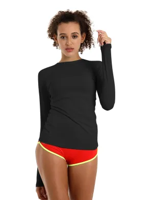 BUBBLELIME 84P/16S Long Sleeve Rashguard for Women_Tall Size