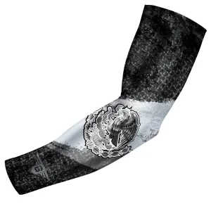 Bucwild Sports Black Mexico Flag Compression Arm Sleeve