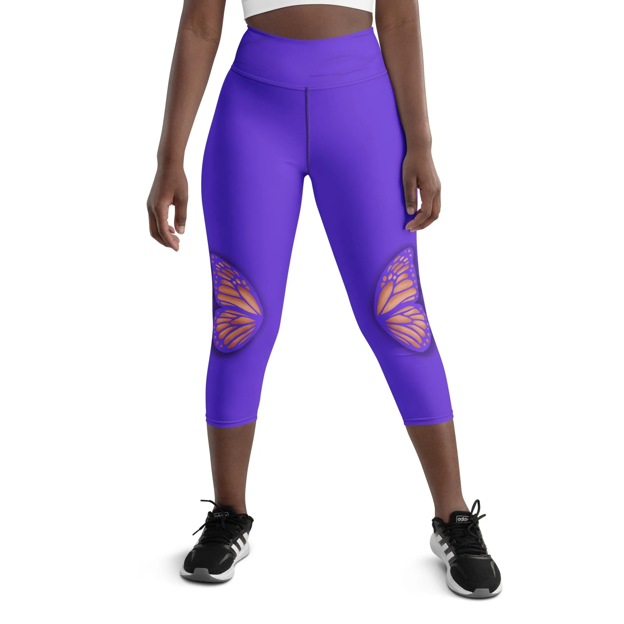 Butterfly Cut Out Yoga Capris