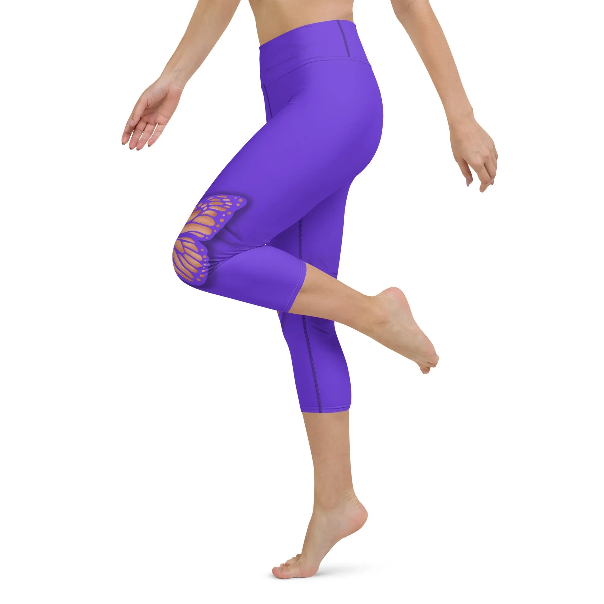 Butterfly Cut Out Yoga Capris