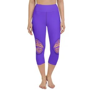 Butterfly Cut Out Yoga Capris