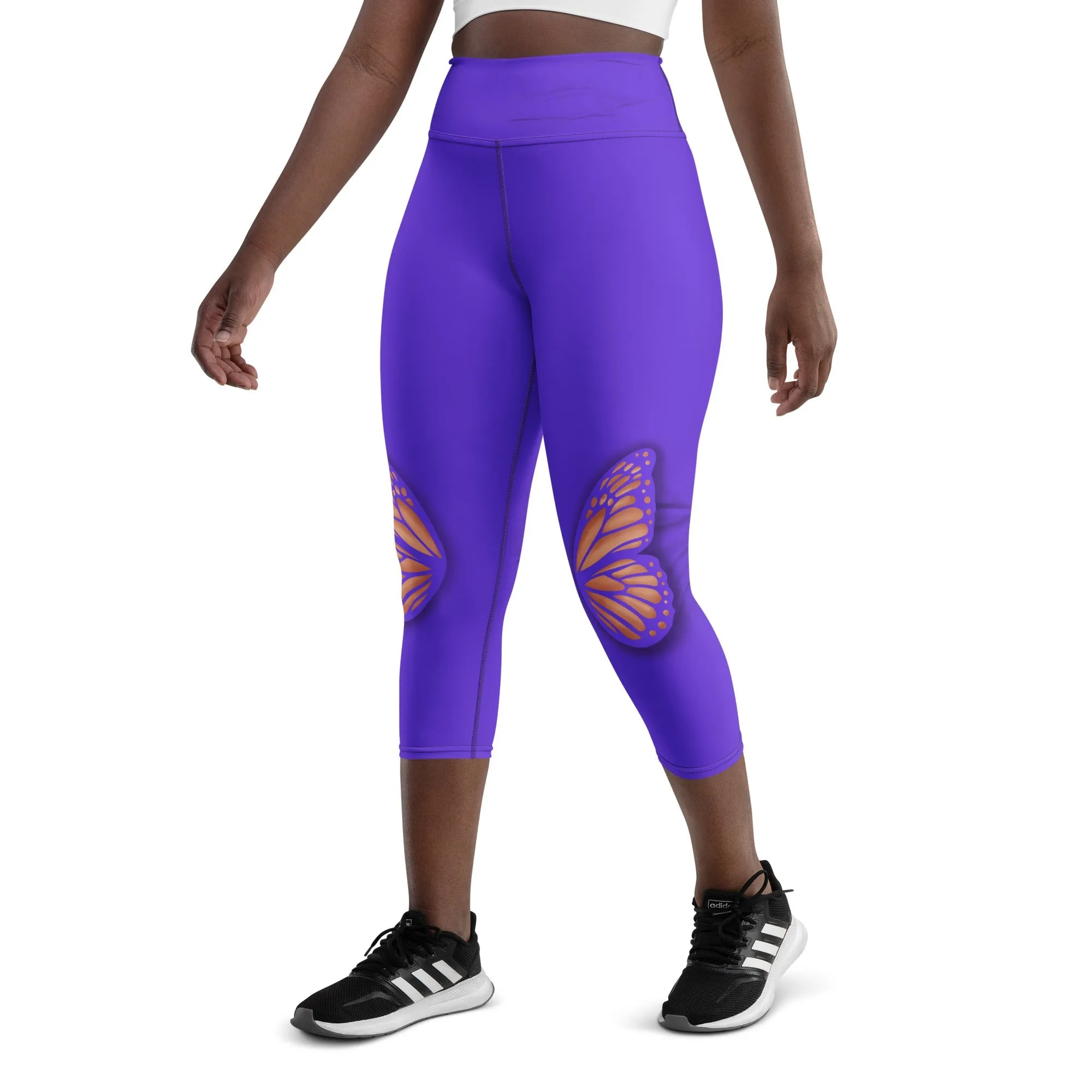 Butterfly Cut Out Yoga Capris