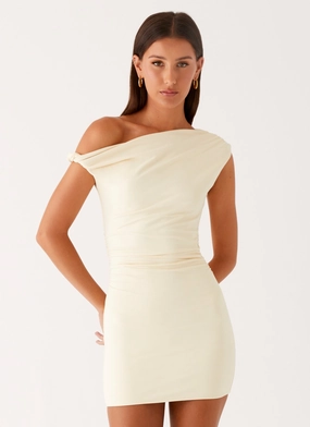 Byron Mini Dress - Sunny Yellow Perfectly Fitted NonChafeSeams