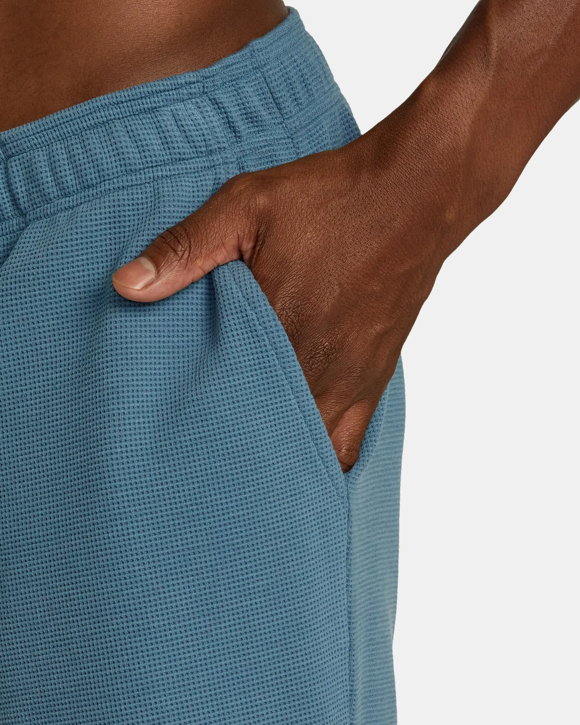 C-Able Waffle Knit Shorts - Glacier