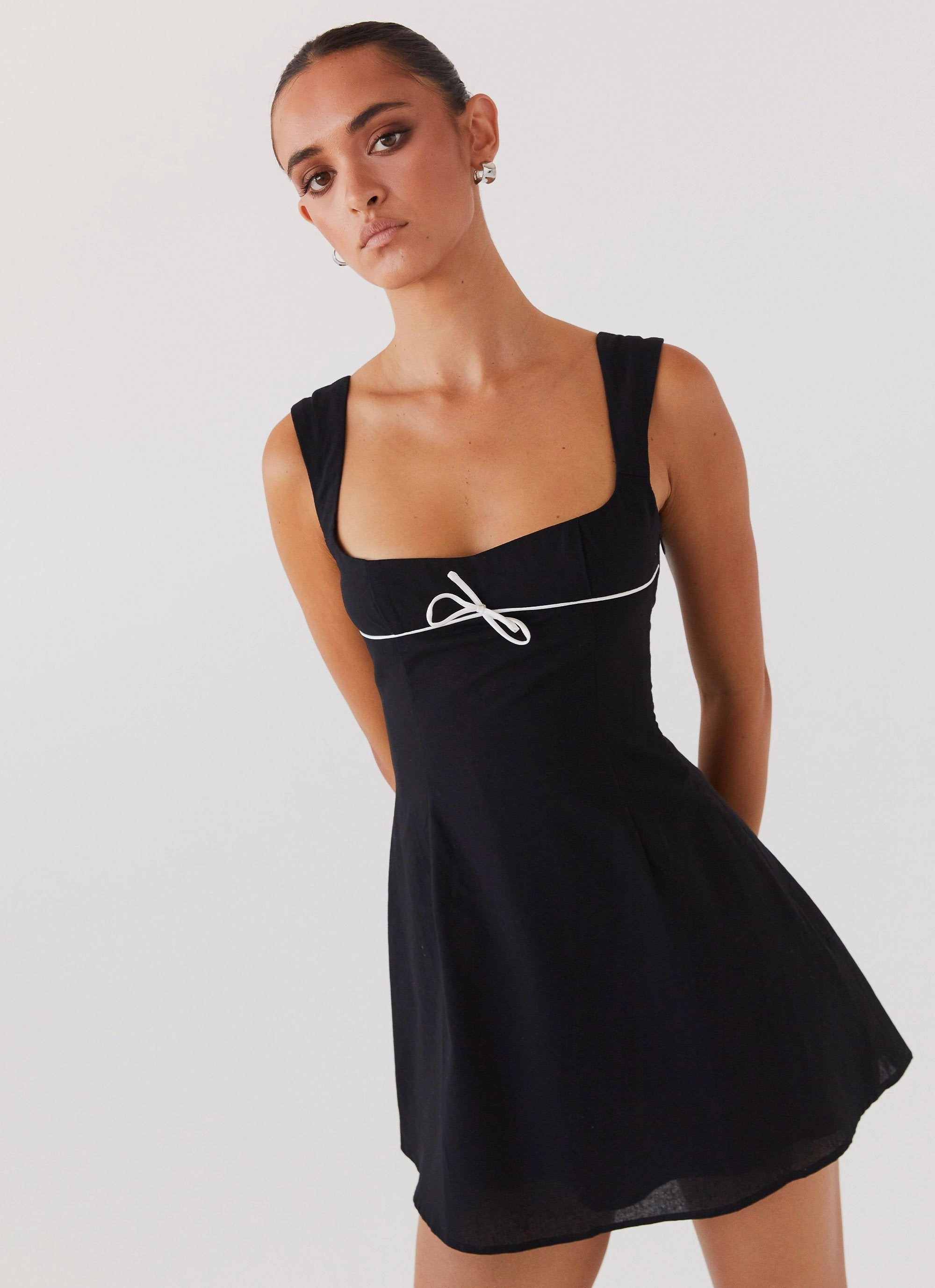 Breathable wear Cadence Mini Dress - Black
