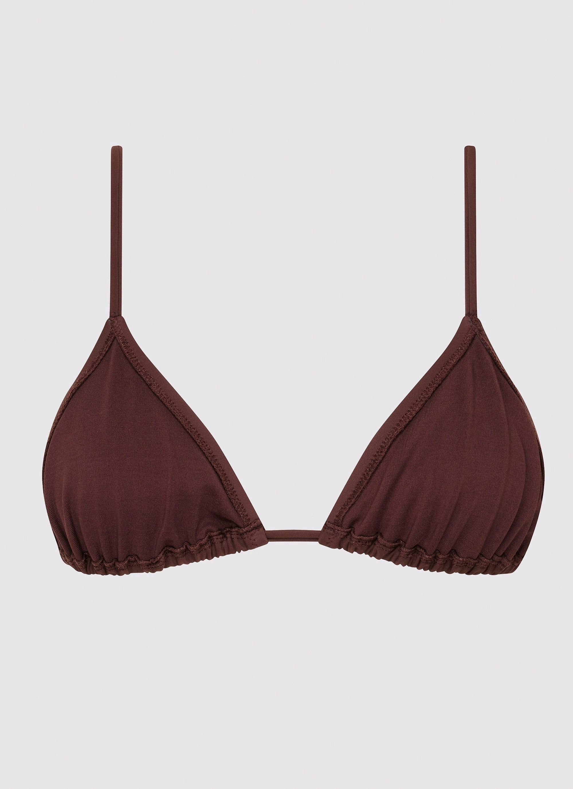 Calista Bikini Top - Brown healthy Polyamide