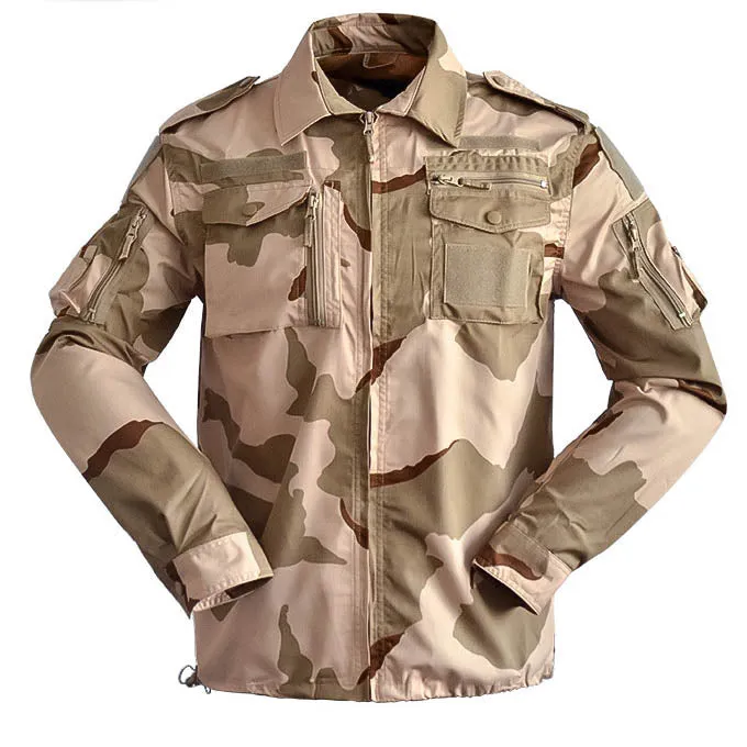 Camo Mens Outdoor Combat Jacket Tactical Suits