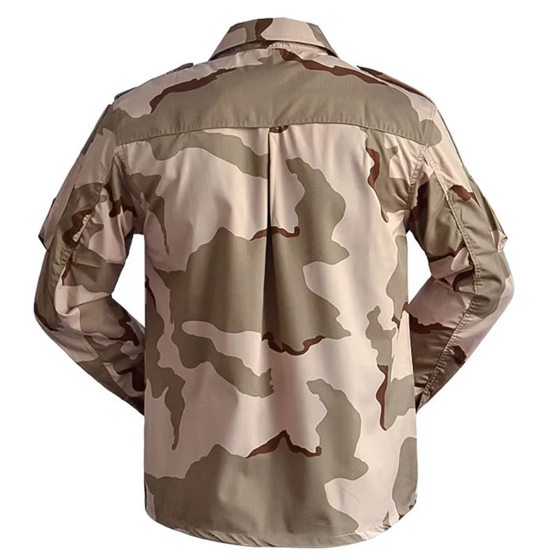 Camo Mens Outdoor Combat Jacket Tactical Suits