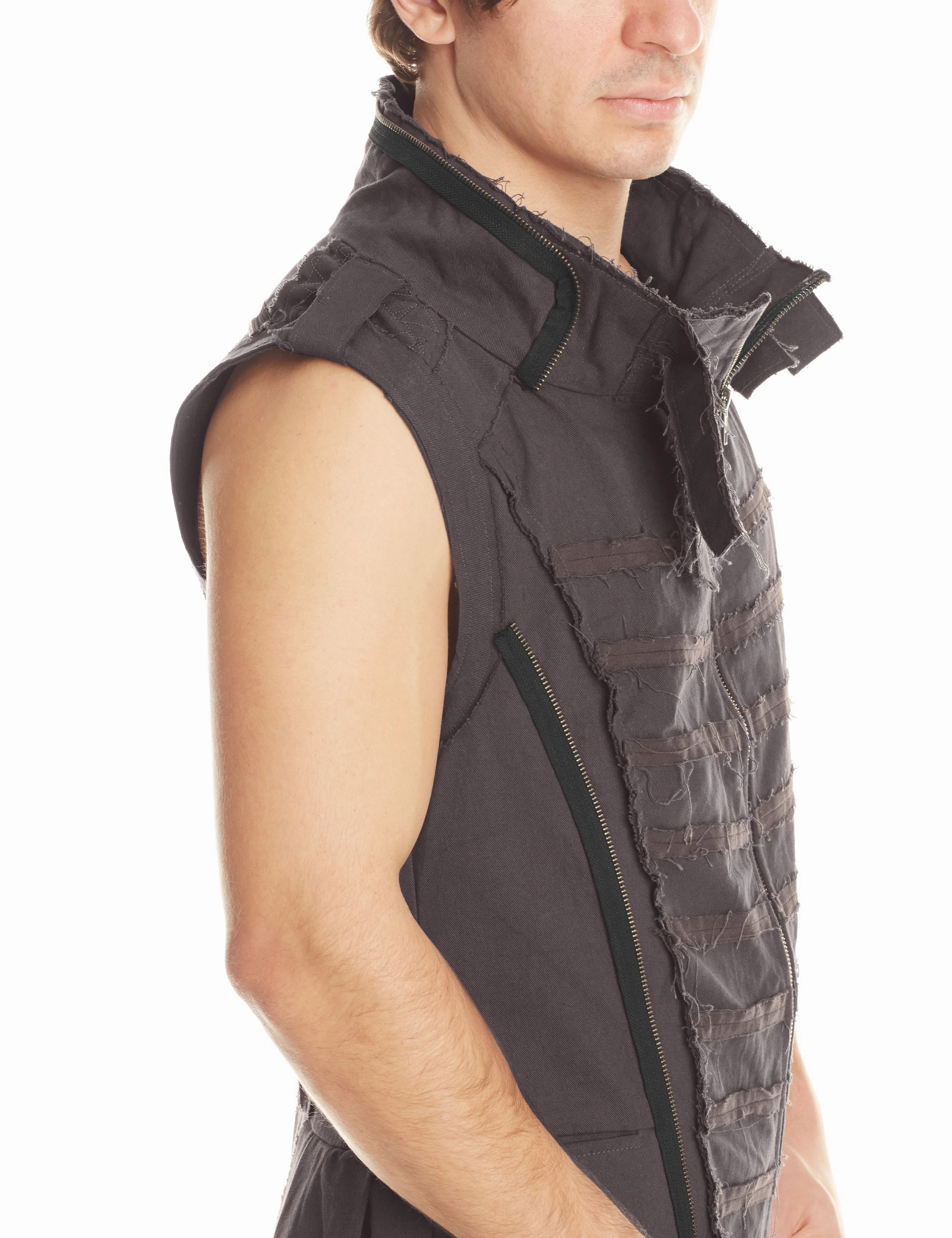 ReflectiveTrims Ventilated Panels Canvas Steampunk Tailcoat
