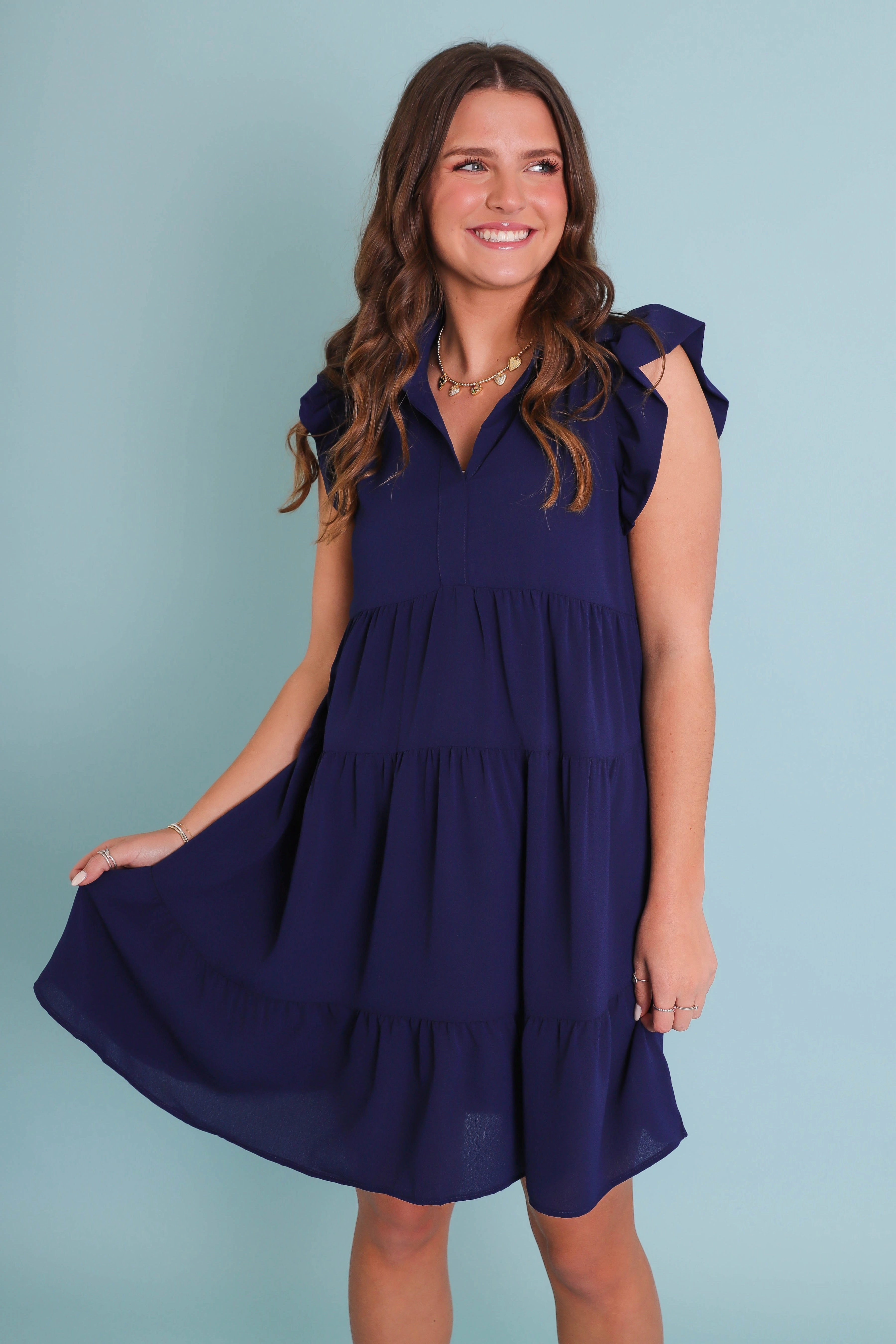 RESTOCK: Taking A Day Trip Dress Flattering Waistband
