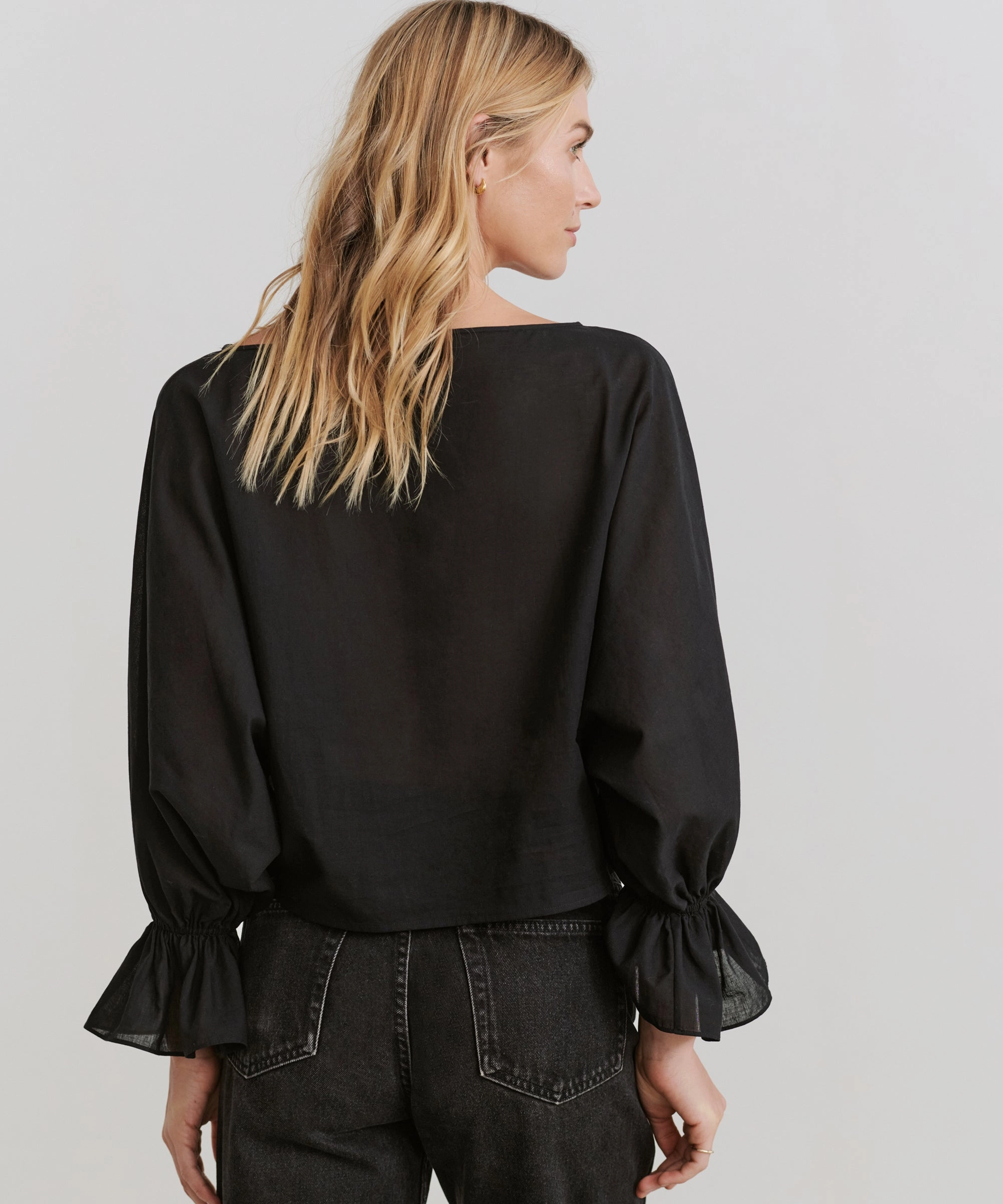 Cape Blouse MicrofiberBlend