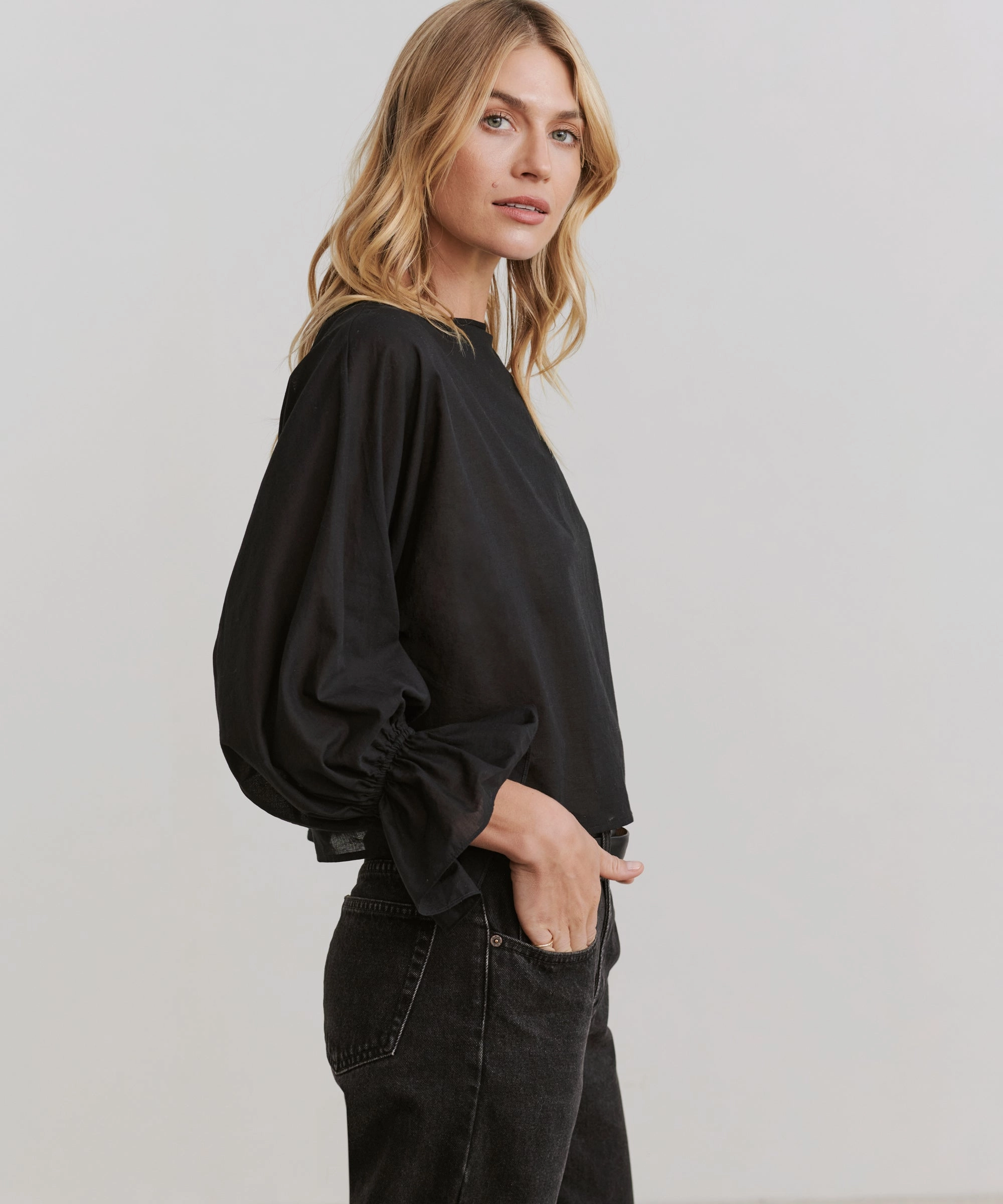 Cape Blouse Metallic Fiber Blend AbrasionResistant