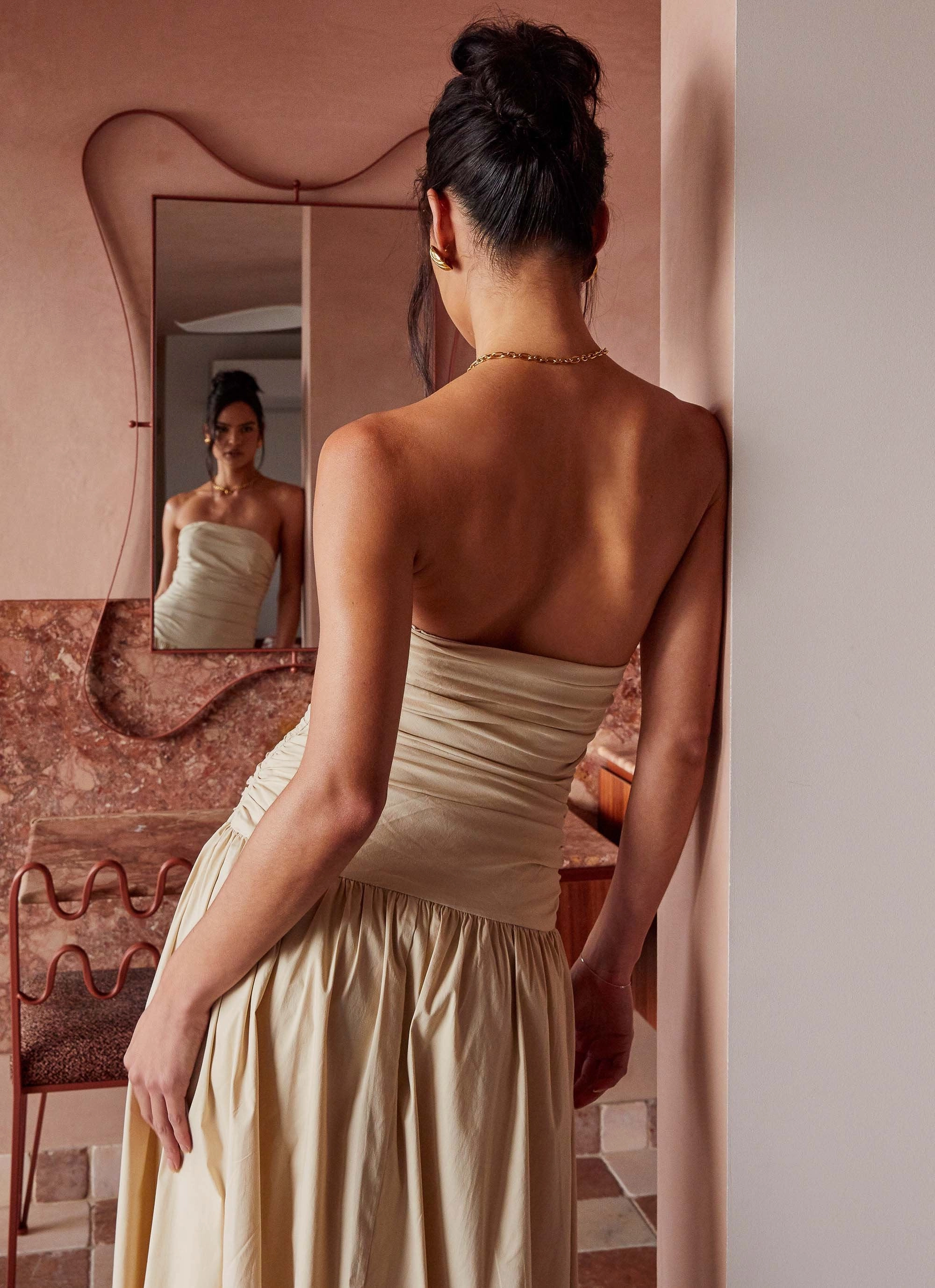 Carmel Maxi Dress - Ivory Fresh Flow