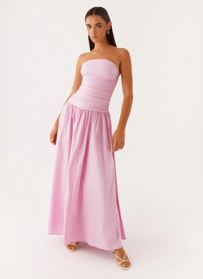 Carmel Maxi Dress - Pink Timeless Appeal Cozy Wear