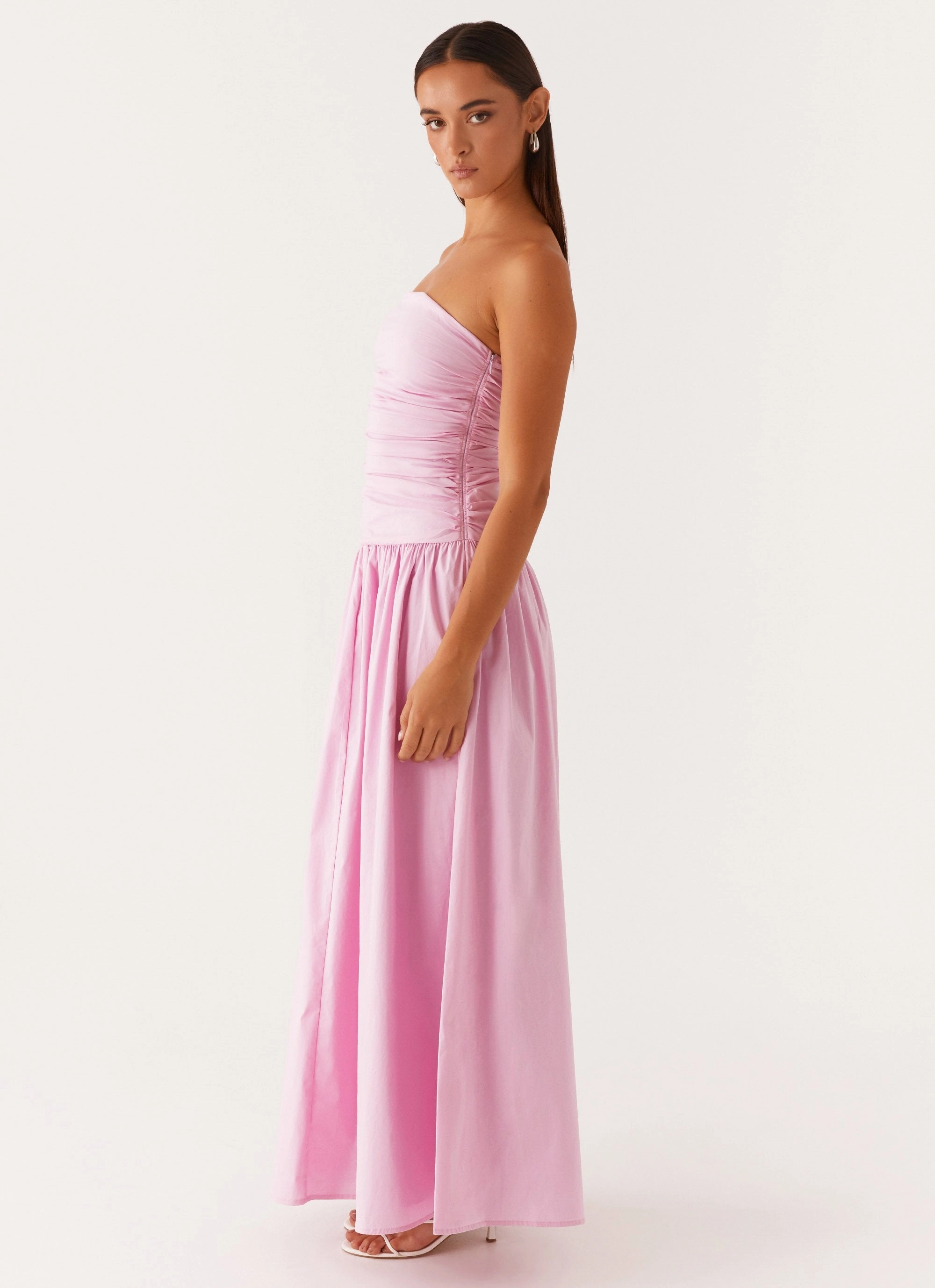 Carmel Maxi Dress - Pink Happy Scent Soft Feel