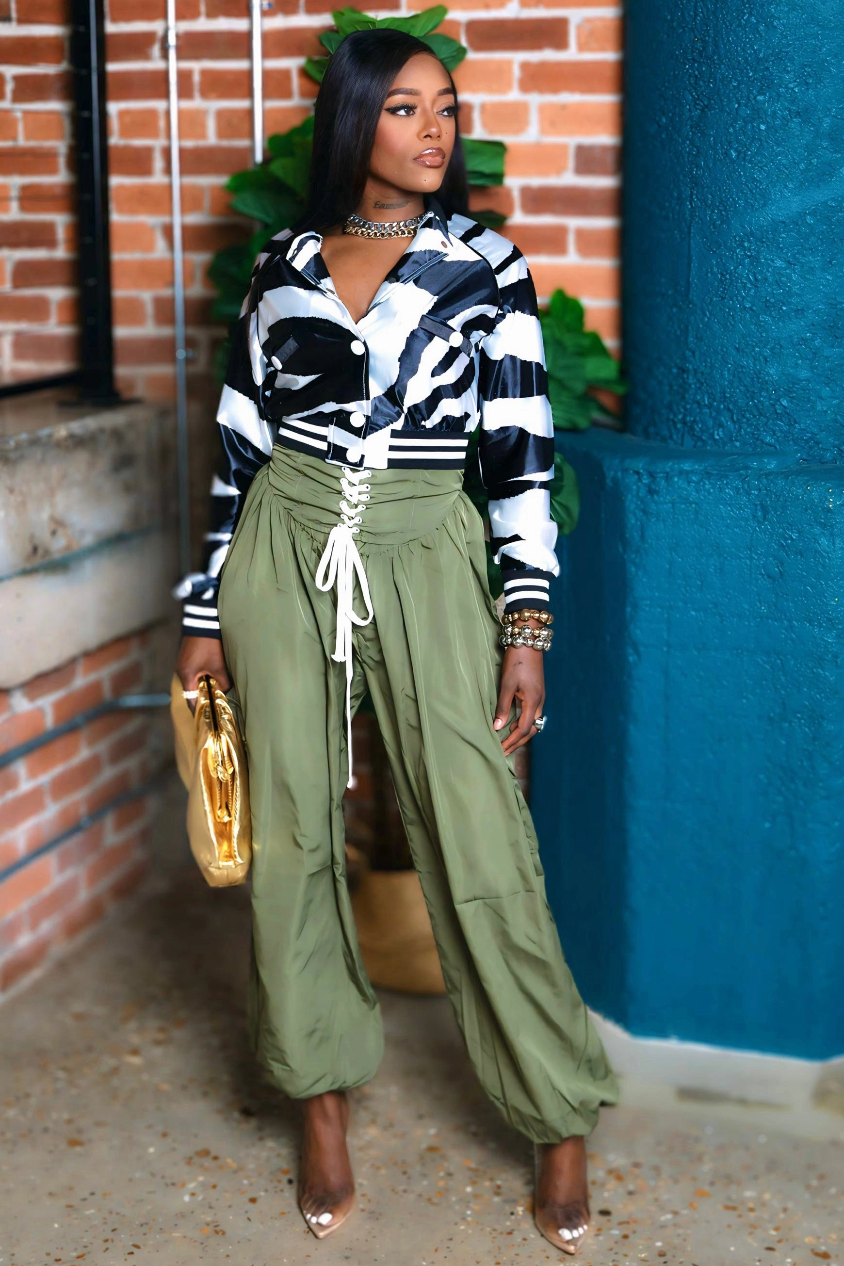 Carmen Cargo Genie Pants - Green Packable design