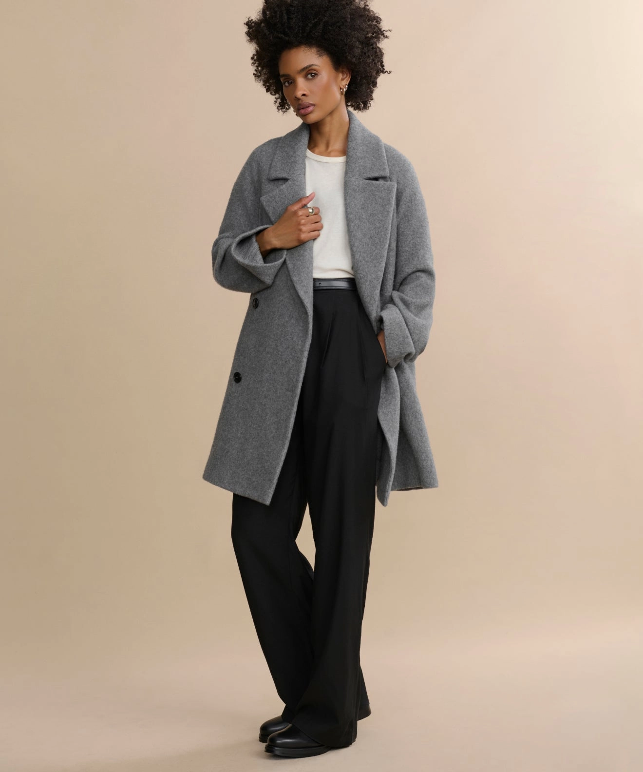 Caroline Coat Non Irritating Tags
