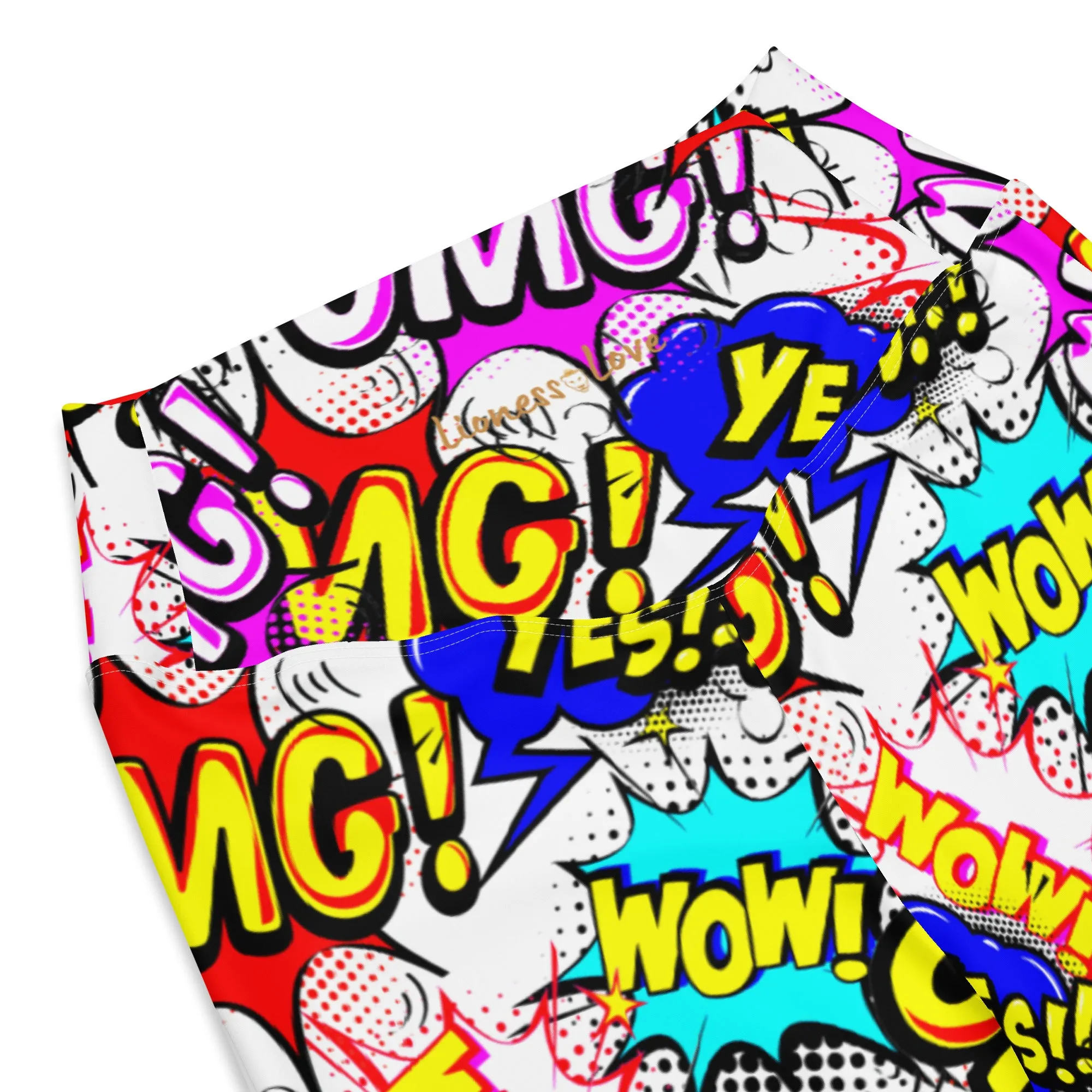 Cartoon Flare leggings, lioness-love