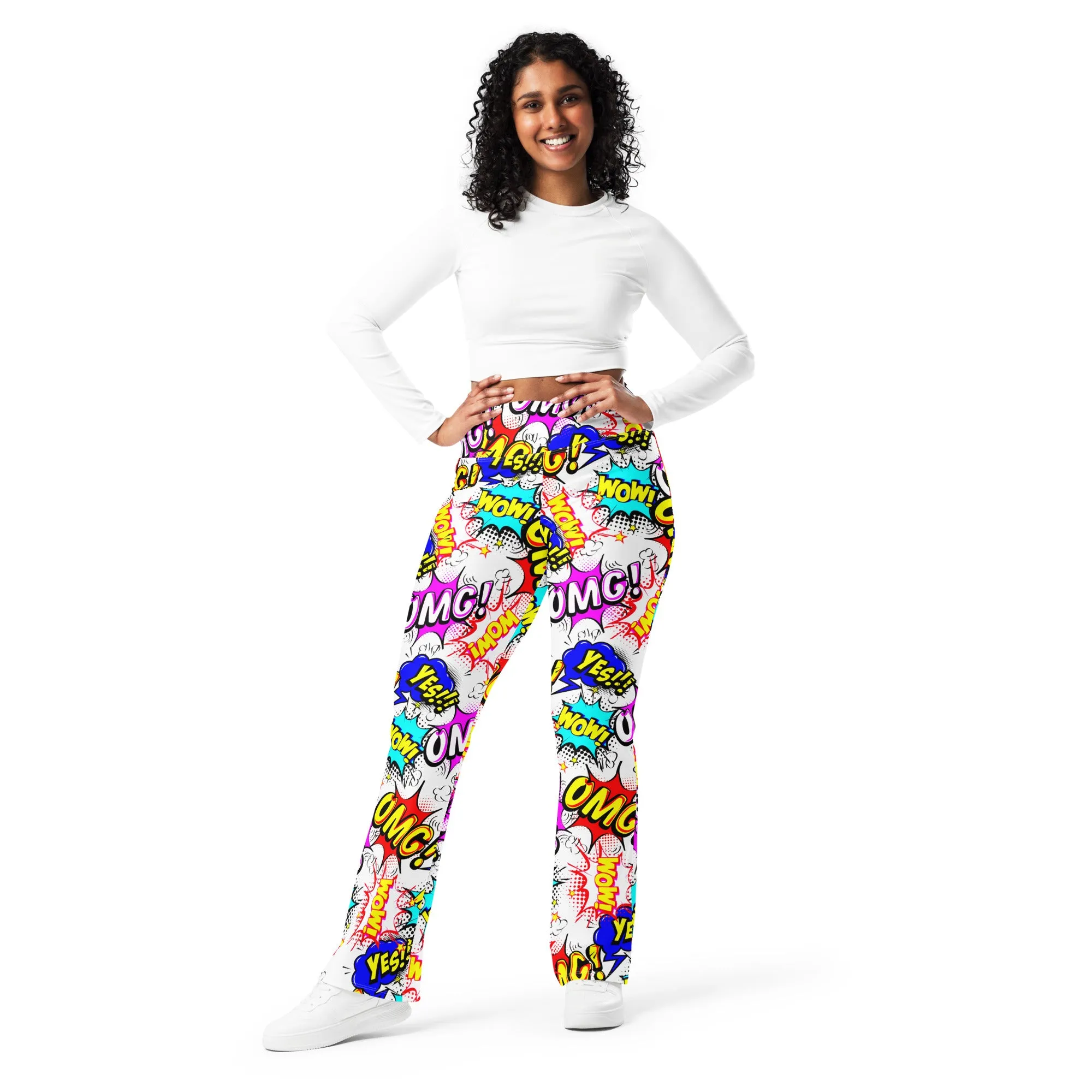Cartoon Flare leggings, lioness-love