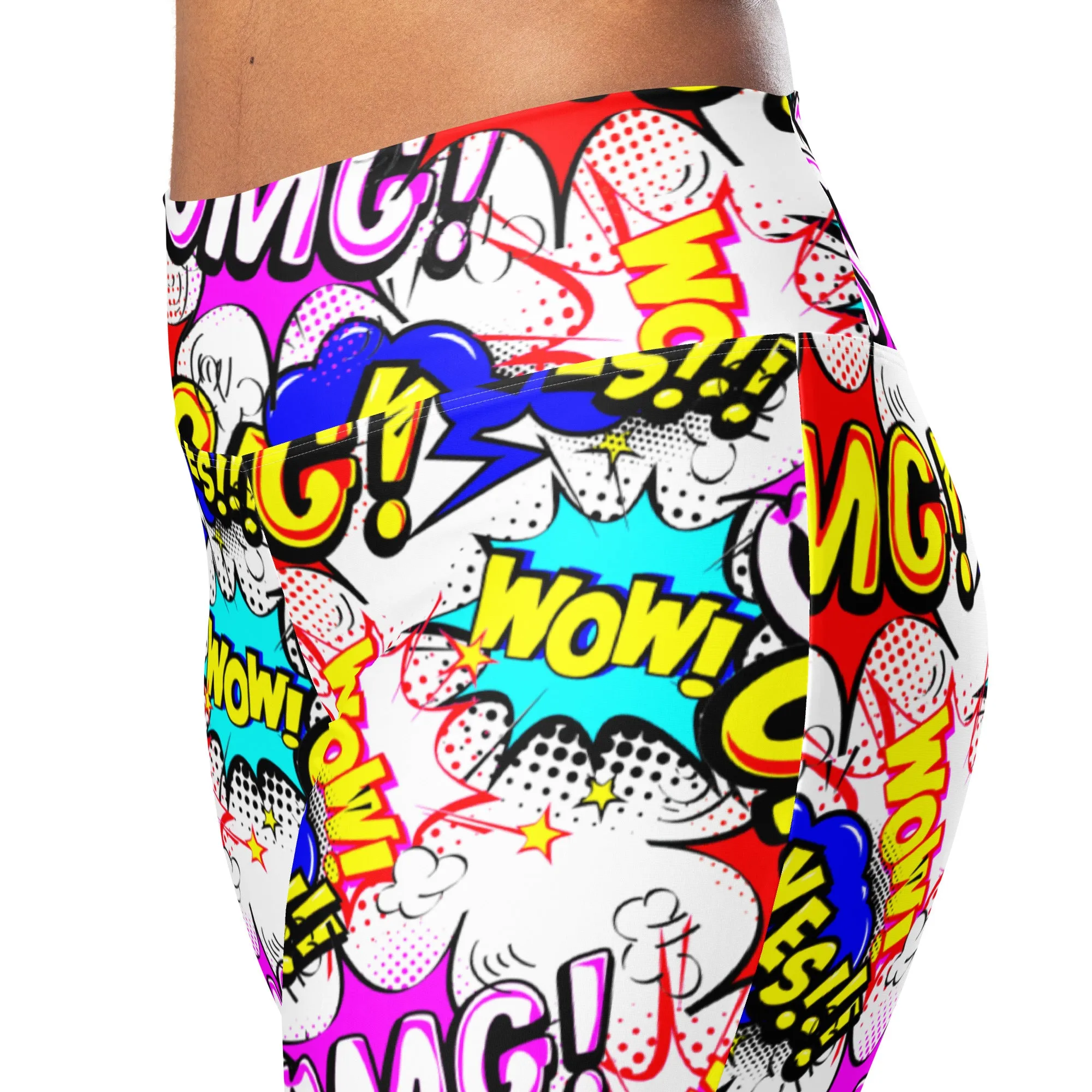 Cartoon Flare leggings, lioness-love