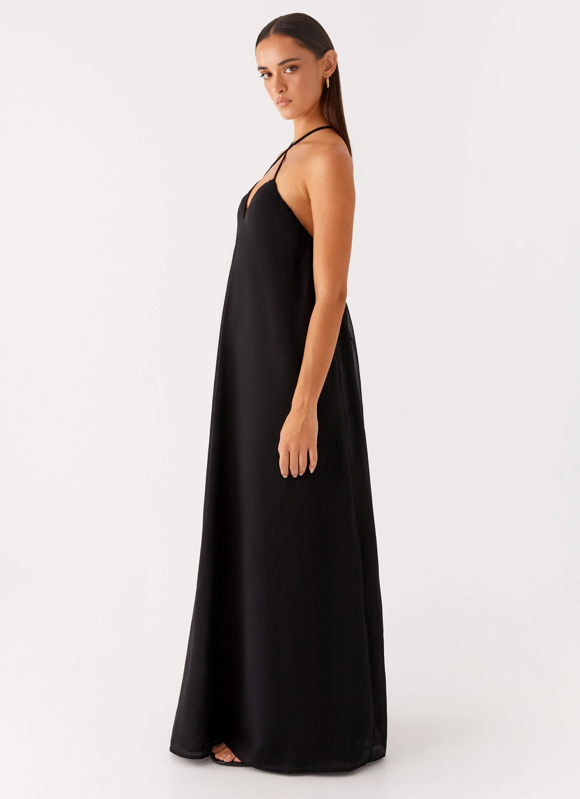 Work-Ready Look Saba Maxi Dress - Black