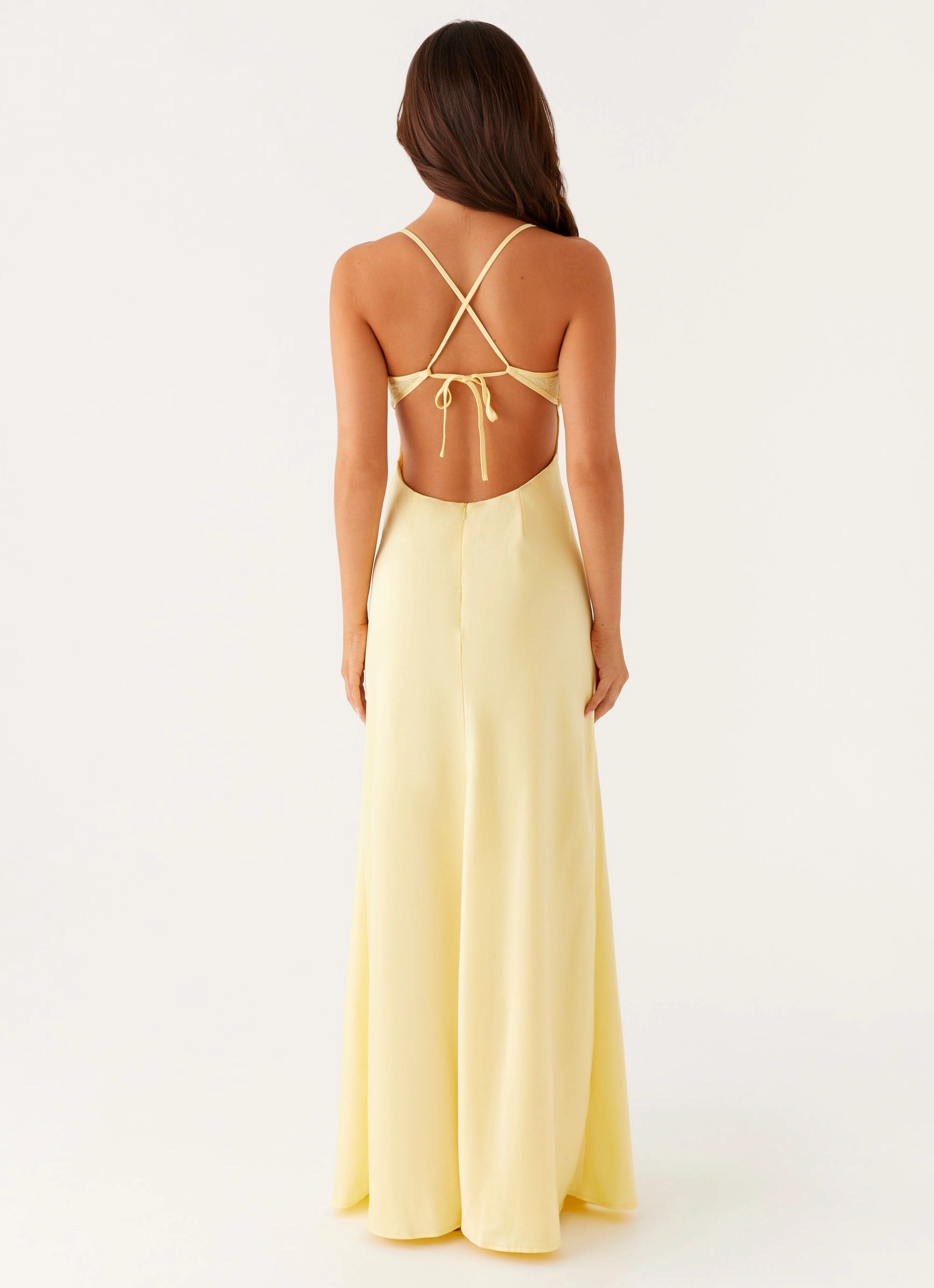 Joanie Maxi Dress - Yellow Vibrant Colors